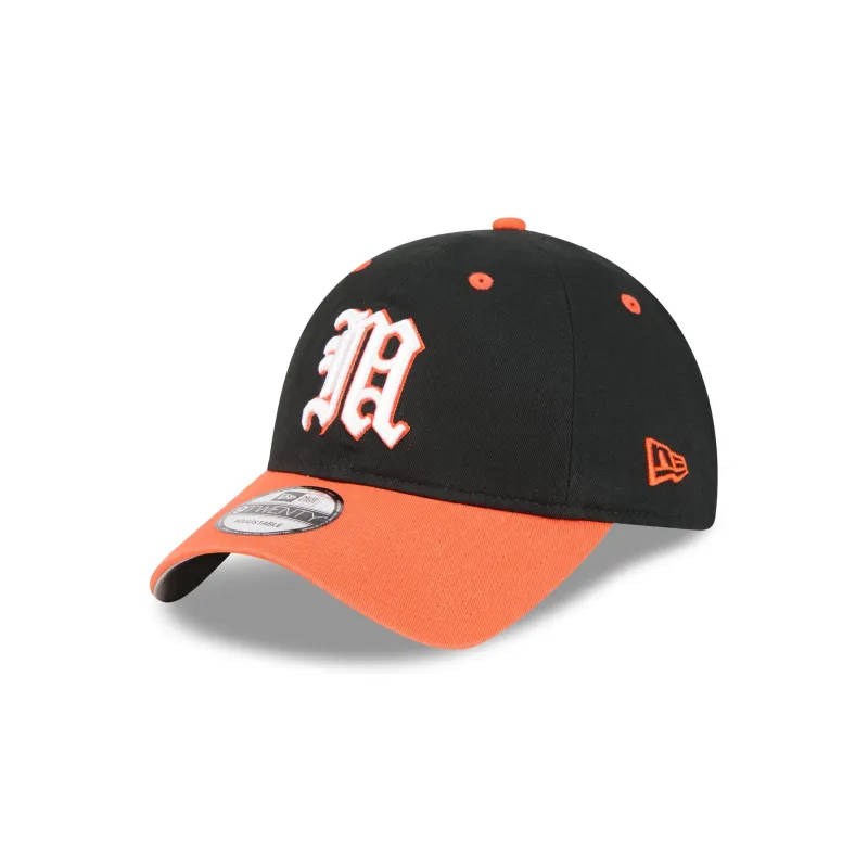 New Era x adidas Miami Hurricanes Black 9TWENTY Adjustable Hat made by New Era