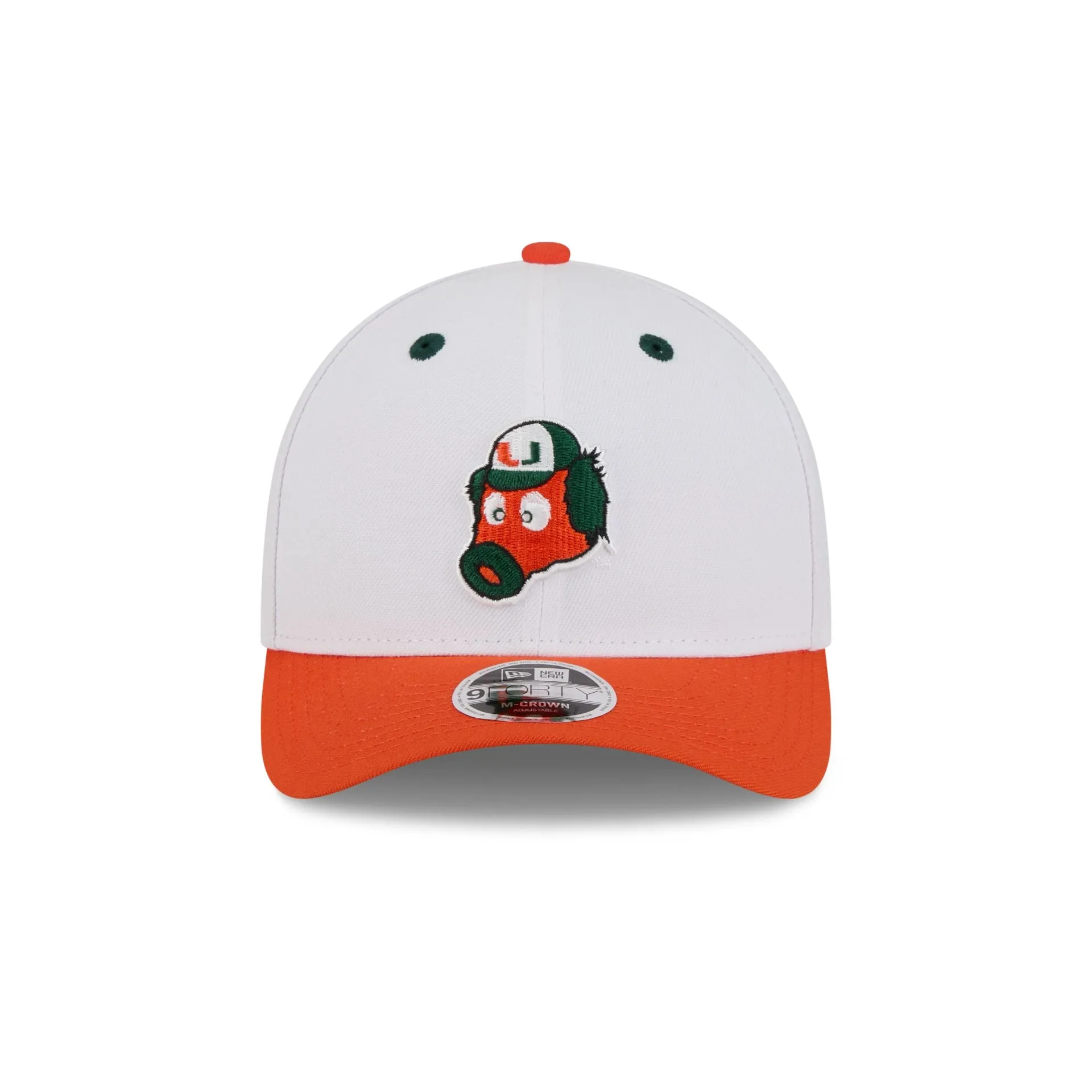 New Era x adidas Miami Hurricanes White Mascot 9FORTY M-Crown Snapback Hat sold by New Era product image thumbnail 2