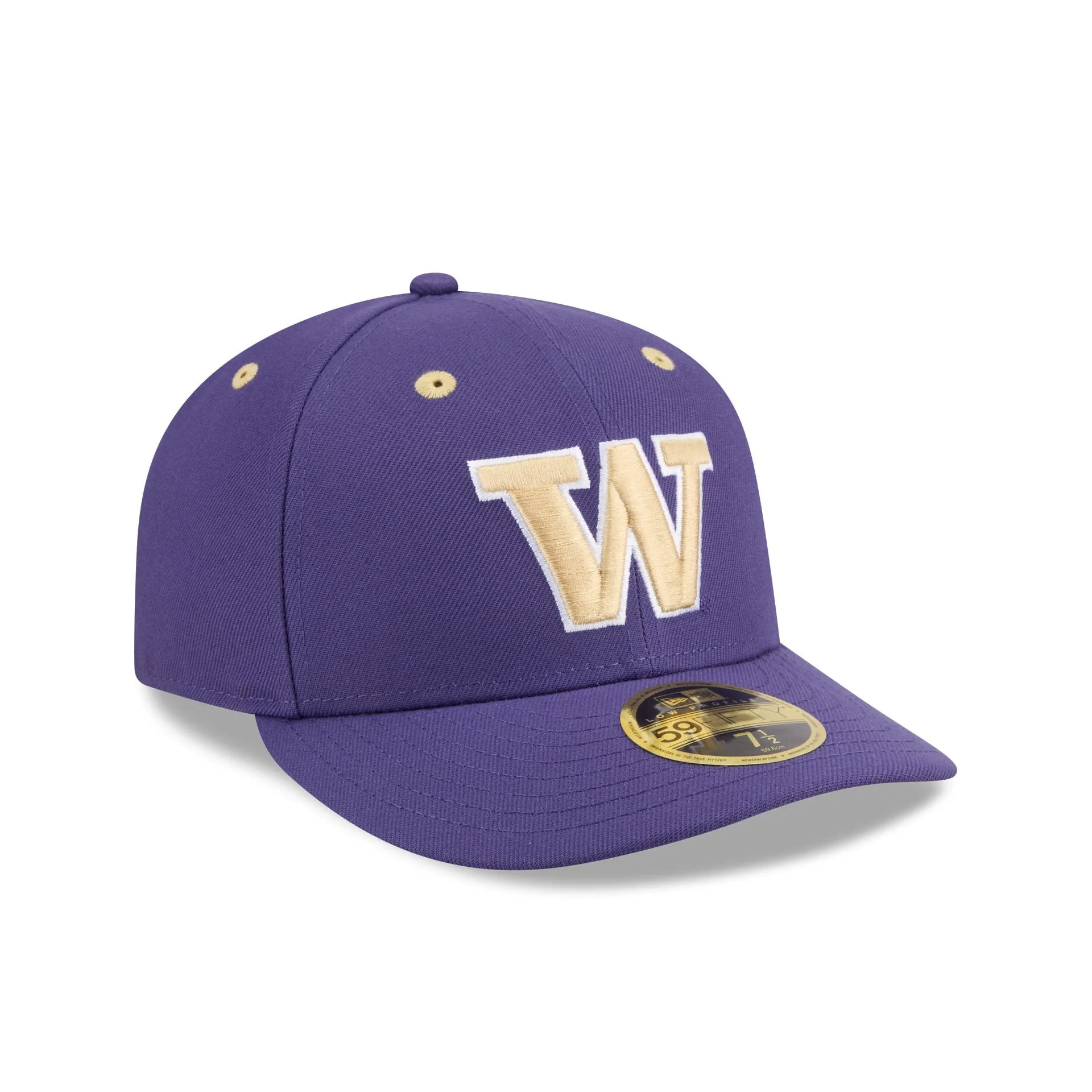 New Era x adidas Washington Huskies Purple Low Profile 59FIFTY Fitted Hat sold by New Era product image thumbnail 3