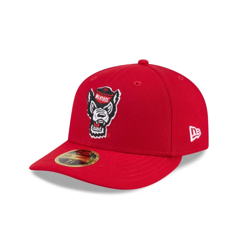 New Era x adidas NC State Wolfpack Scarlet Low Profile 59FIFTY Fitted Hat sold by New Era
