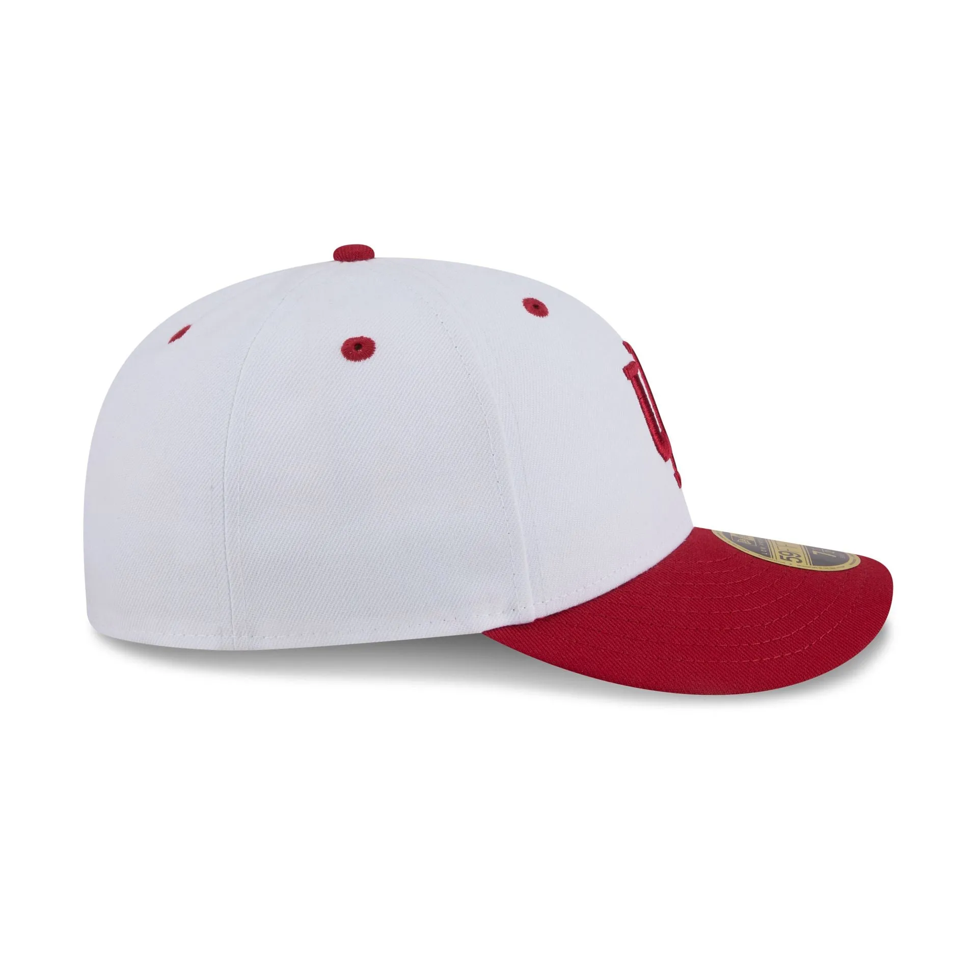 New Era x adidas Indiana Hoosiers White Low Profile 59FIFTY Fitted Hat sold by New Era product image thumbnail 5