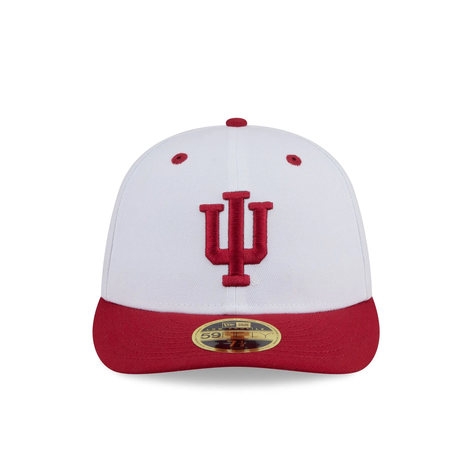 New Era x adidas Indiana Hoosiers White Low Profile 59FIFTY Fitted Hat sold by New Era product image thumbnail 2