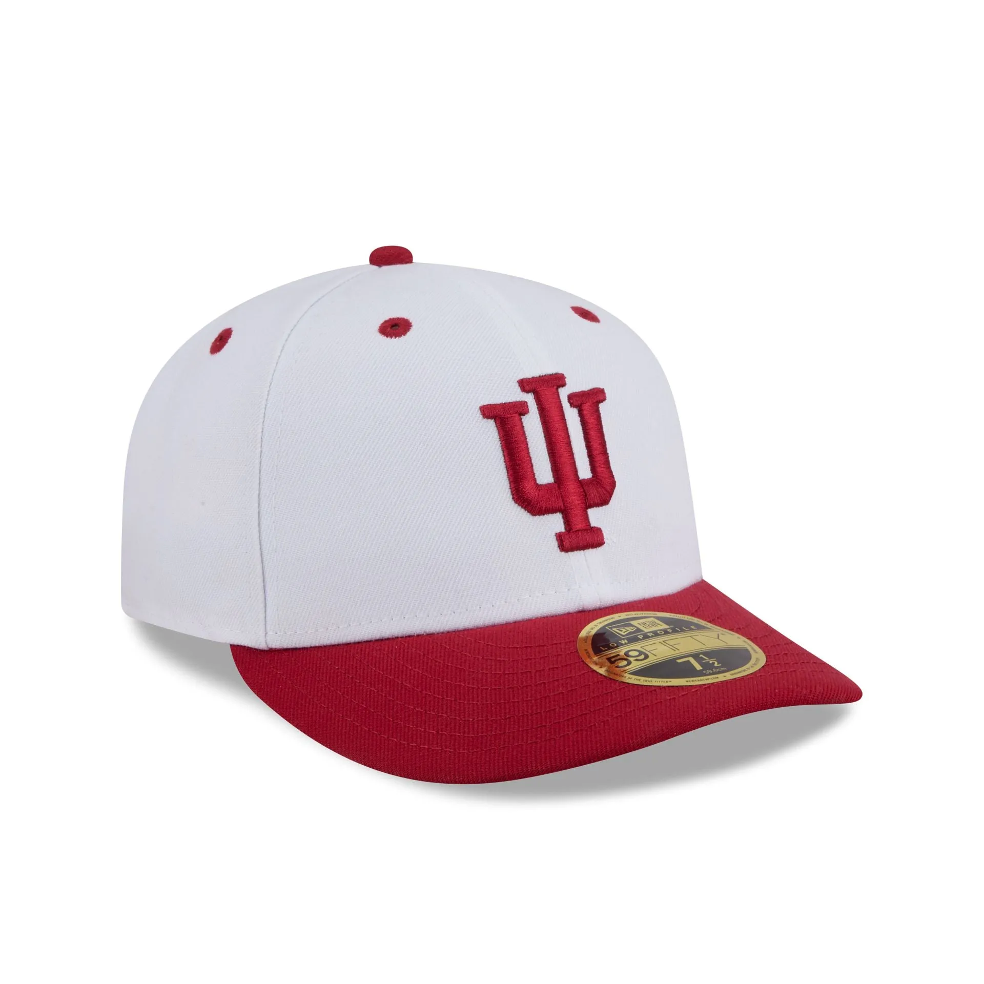 New Era x adidas Indiana Hoosiers White Low Profile 59FIFTY Fitted Hat sold by New Era product image thumbnail 3