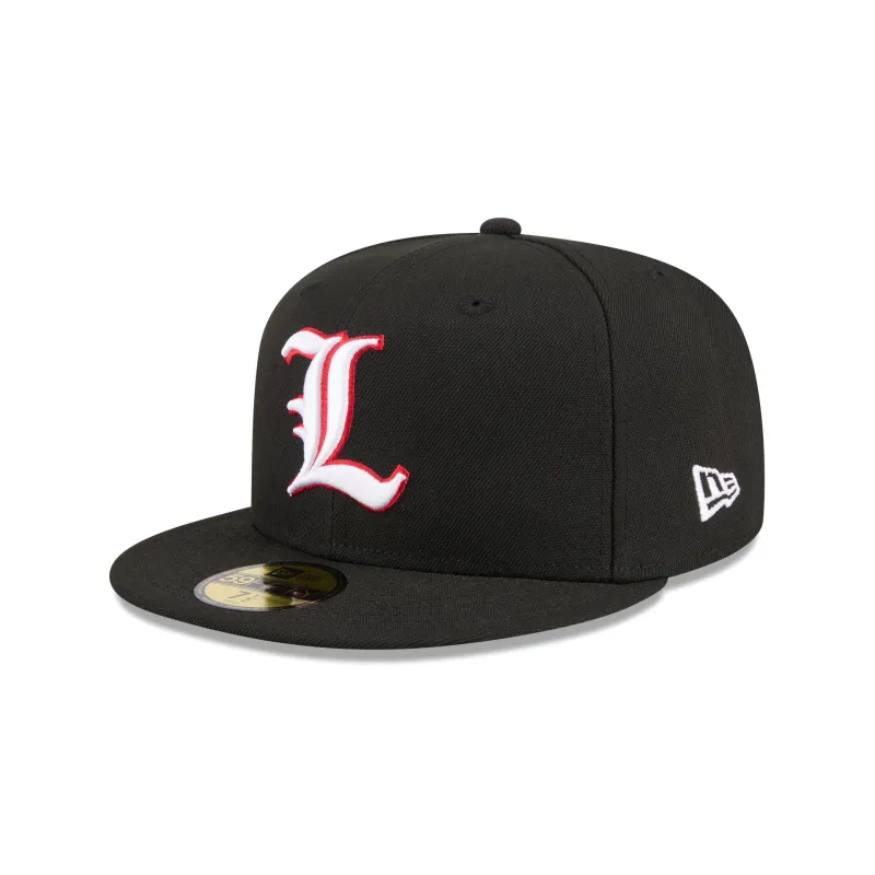 New Era x adidas Louisville Cardinals Black 59FIFTY Fitted Hat sold by New Era