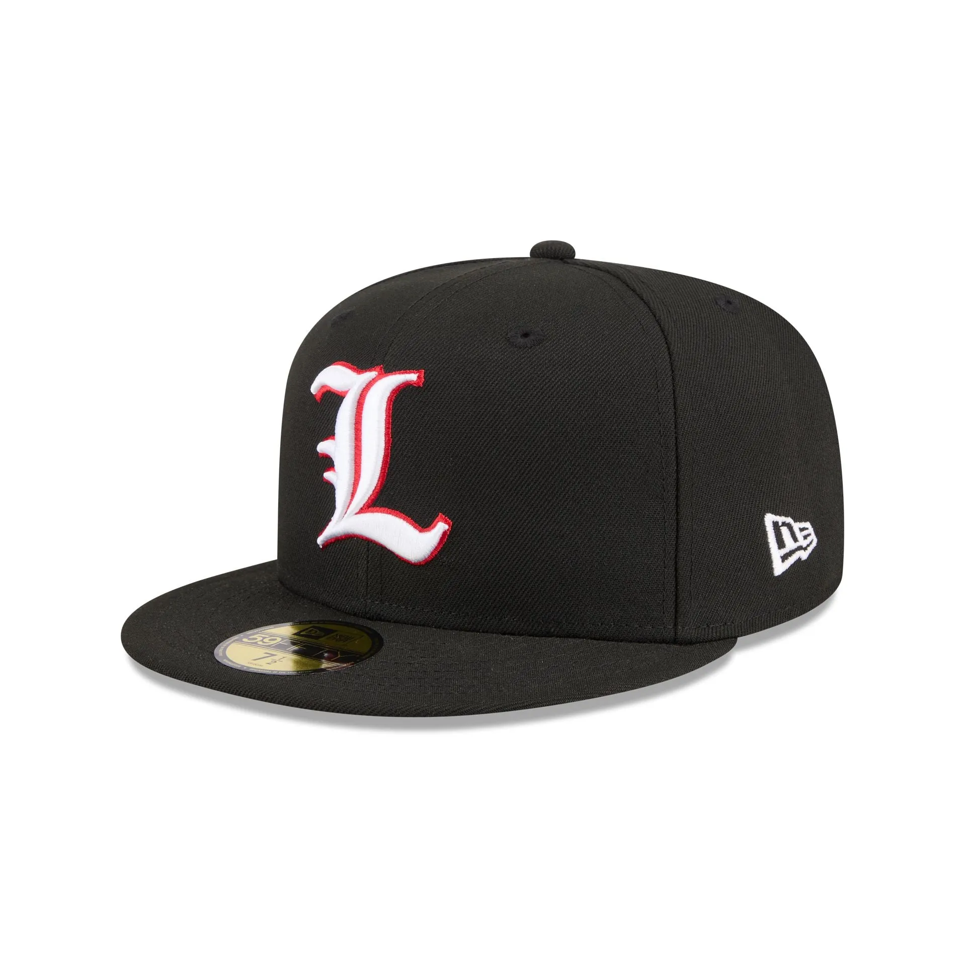 New Era x adidas Louisville Cardinals Black 59FIFTY Fitted Hat sold by New Era