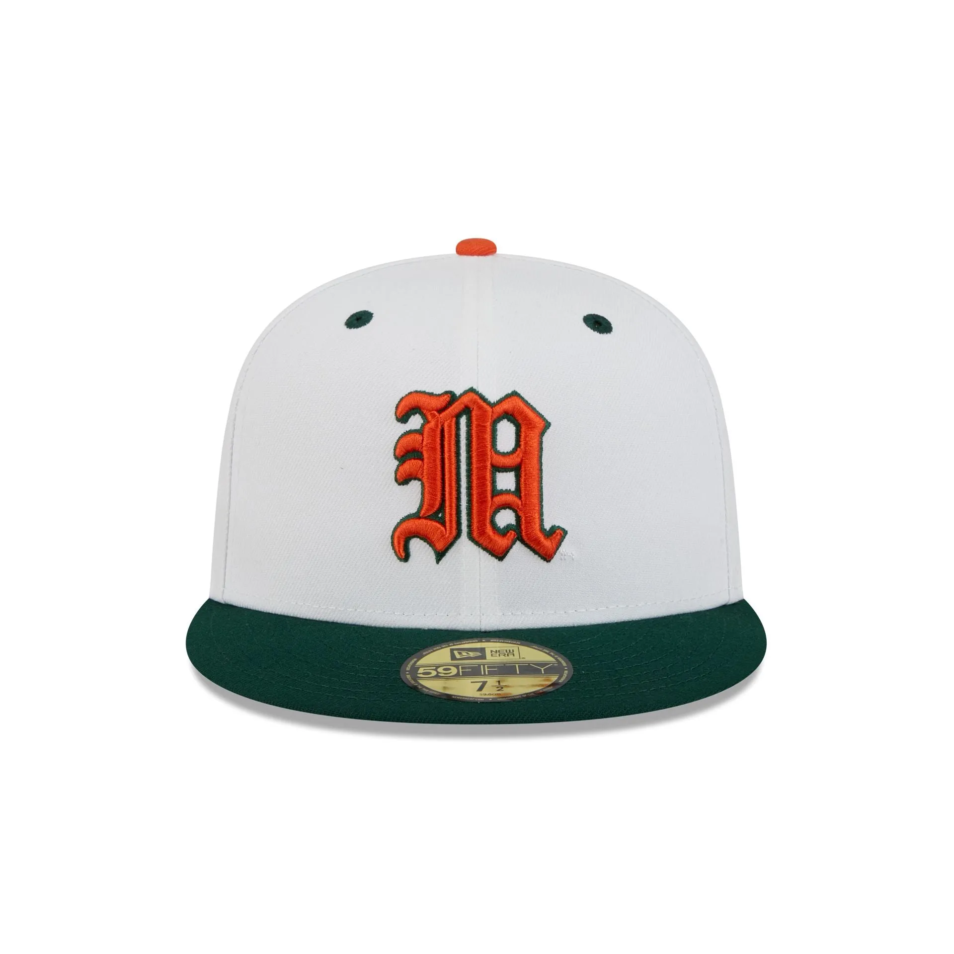 New Era x adidas Miami Hurricanes White 59FIFTY Fitted Hat sold by New Era product image thumbnail 2