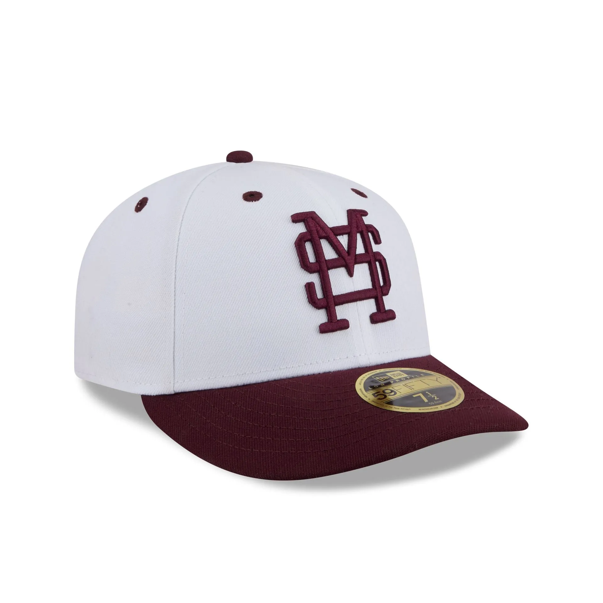 New Era x adidas Mississippi State Bulldogs White Low Profile 59FIFTY Fitted Hat sold by New Era product image thumbnail 3