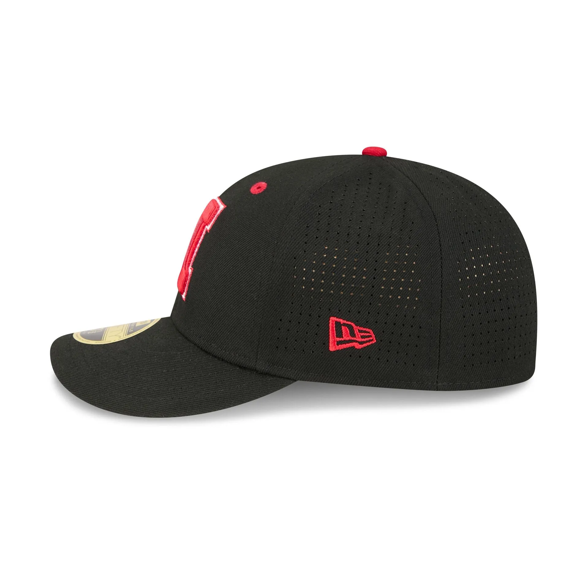 New Era x adidas Nebraska Cornhuskers Black Low Profile 59FIFTY Fitted Hat sold by New Era product image thumbnail 4