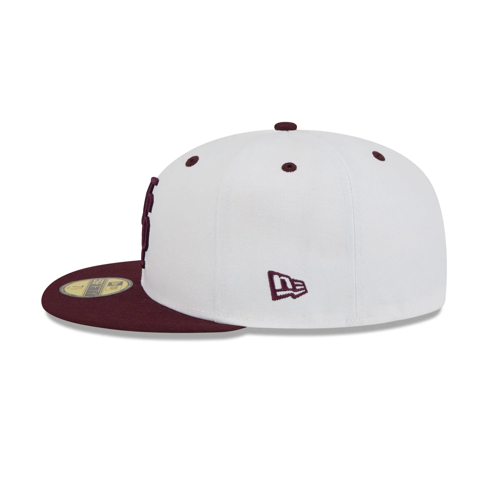 New Era x adidas Mississippi State Bulldogs White 59FIFTY Fitted Hat sold by New Era product image thumbnail 4