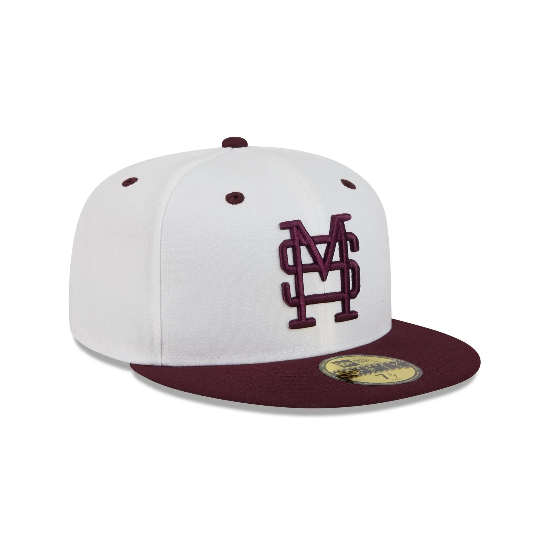 New Era x adidas Mississippi State Bulldogs White 59FIFTY Fitted Hat sold by New Era product image thumbnail 3