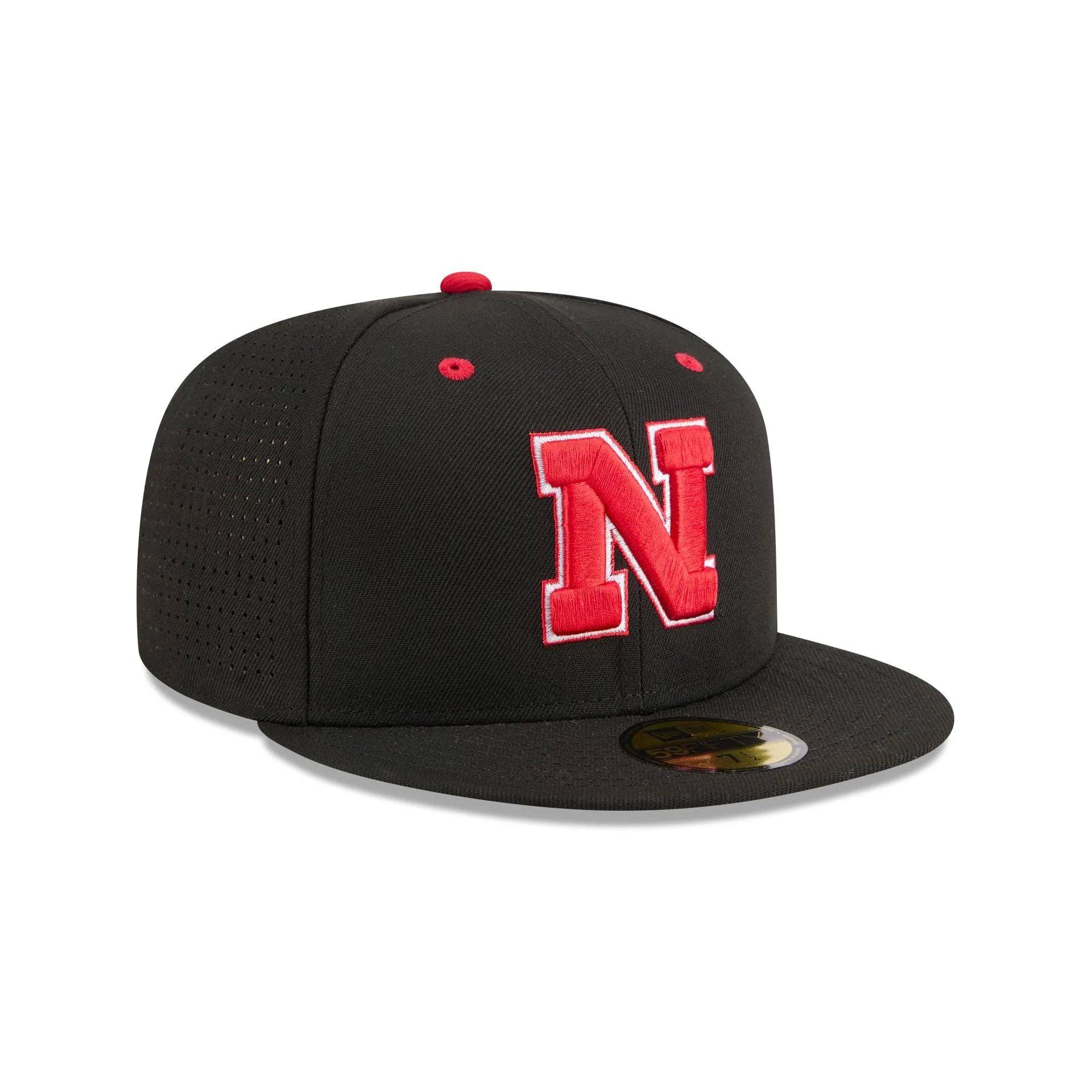New Era x adidas Nebraska Cornhuskers Black 59FIFTY Fitted Hat sold by New Era product image thumbnail 3