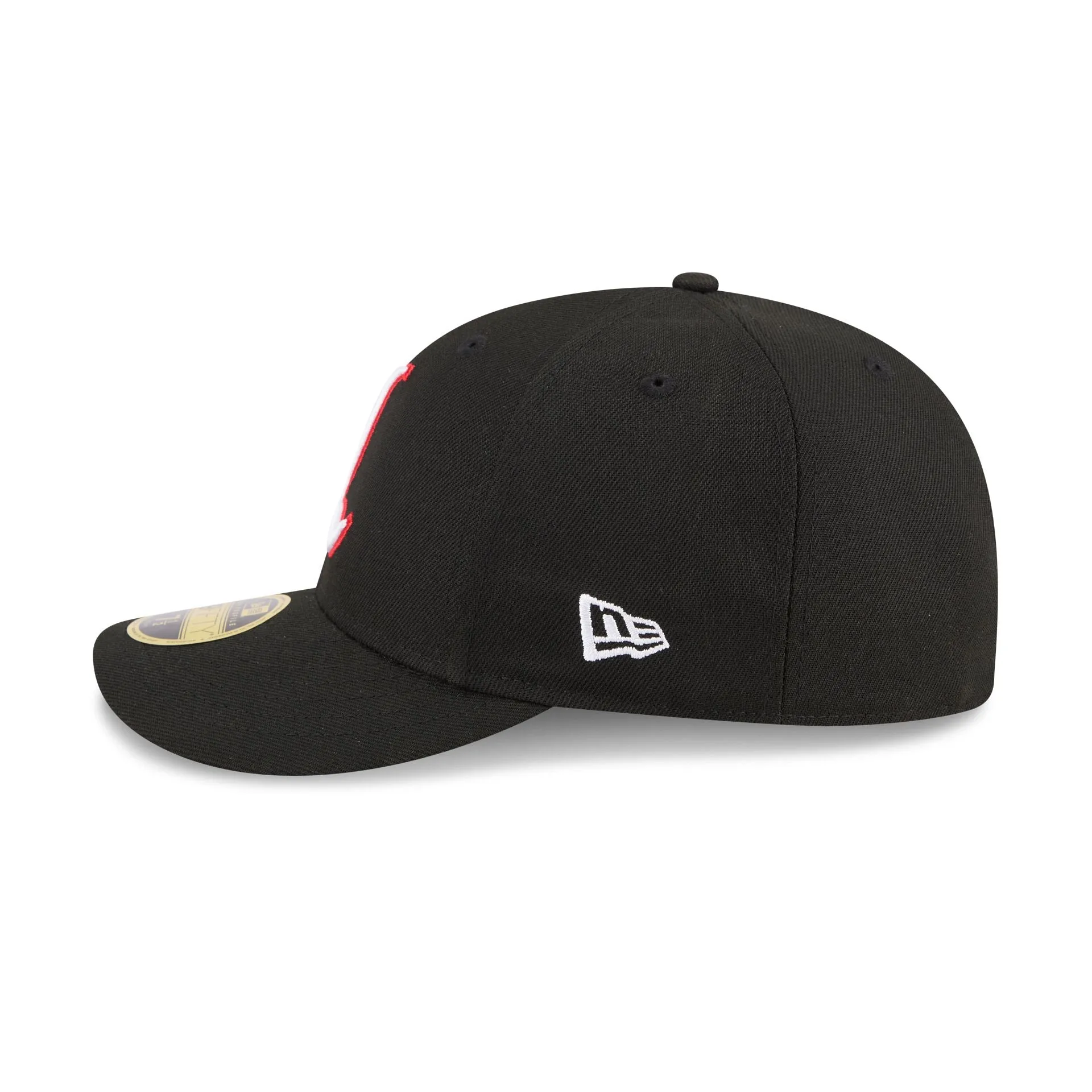 New Era x adidas Louisville Cardinals Black Low Profile 59FIFTY Fitted Hat sold by New Era product image thumbnail 4