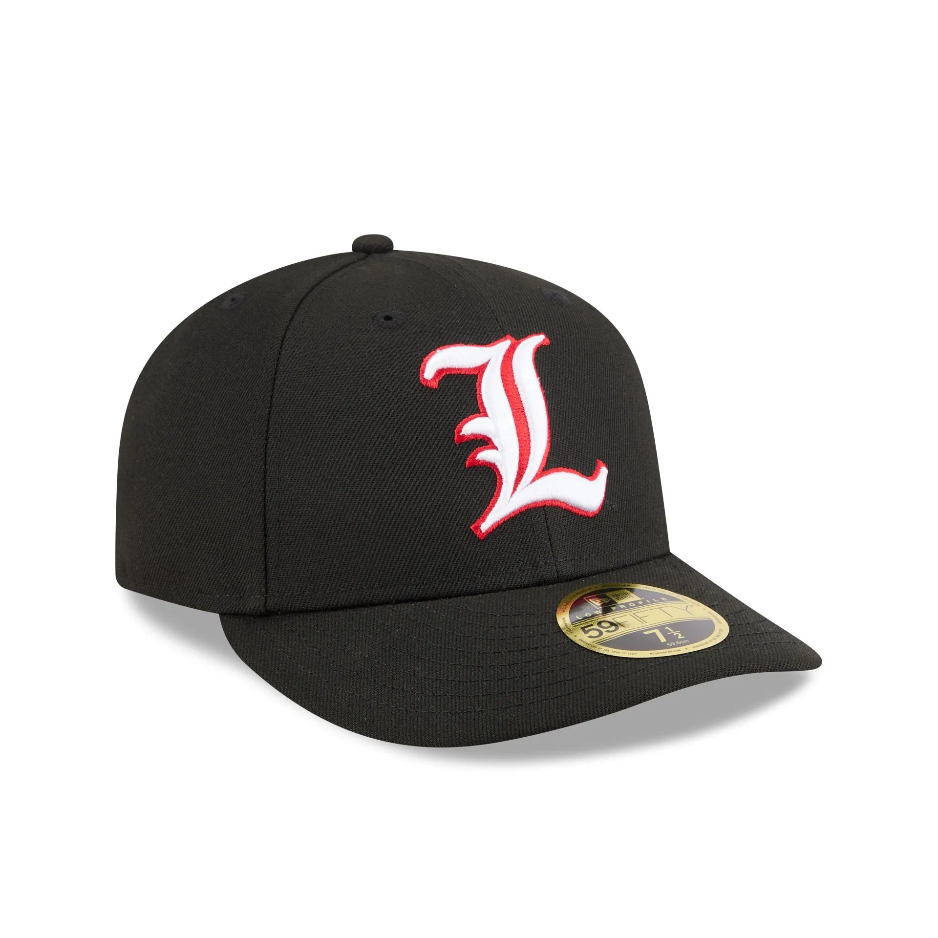 New Era x adidas Louisville Cardinals Black Low Profile 59FIFTY Fitted Hat sold by New Era product image thumbnail 3