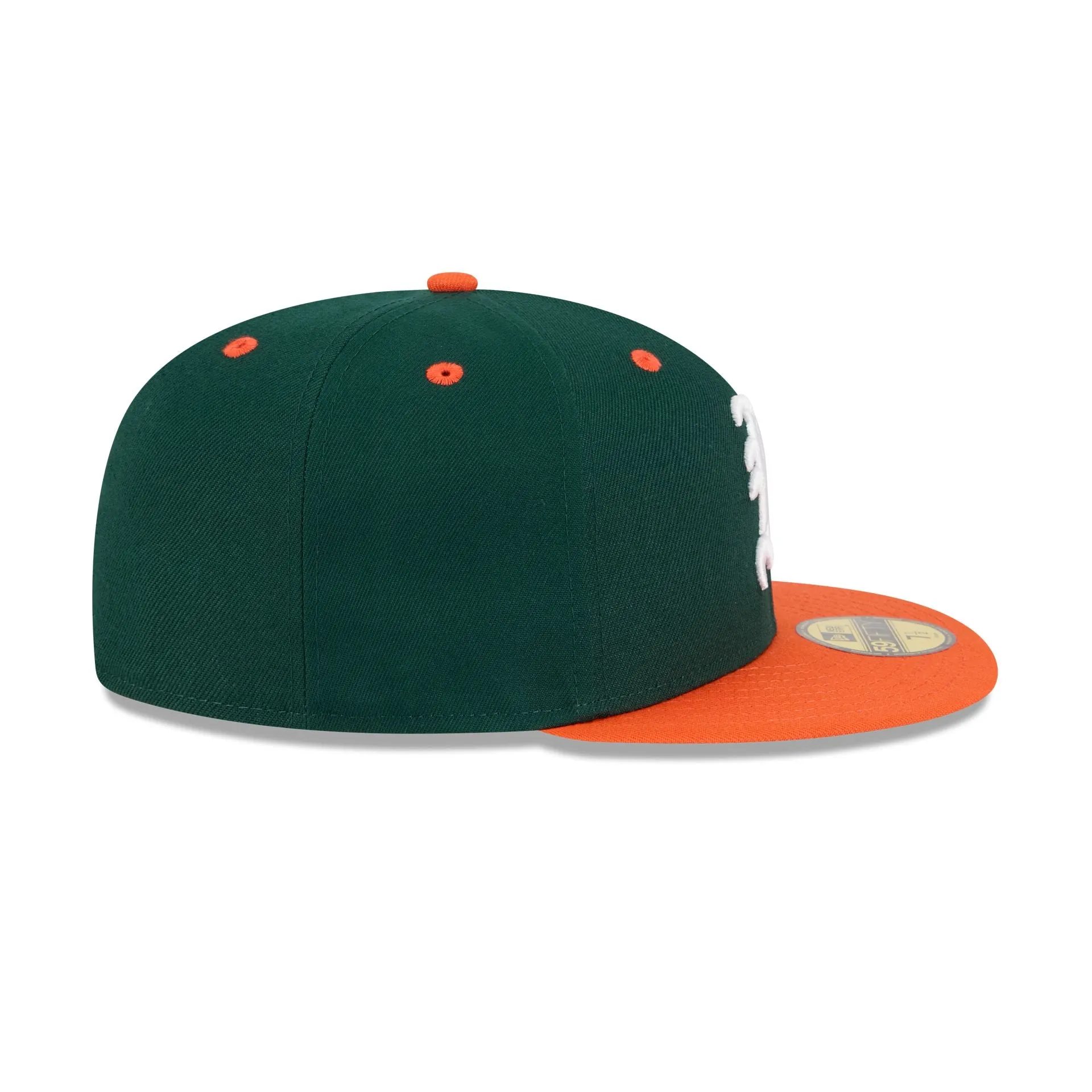New Era x adidas Miami Hurricanes Dark Green 59FIFTY Fitted Hat sold by New Era product image thumbnail 5