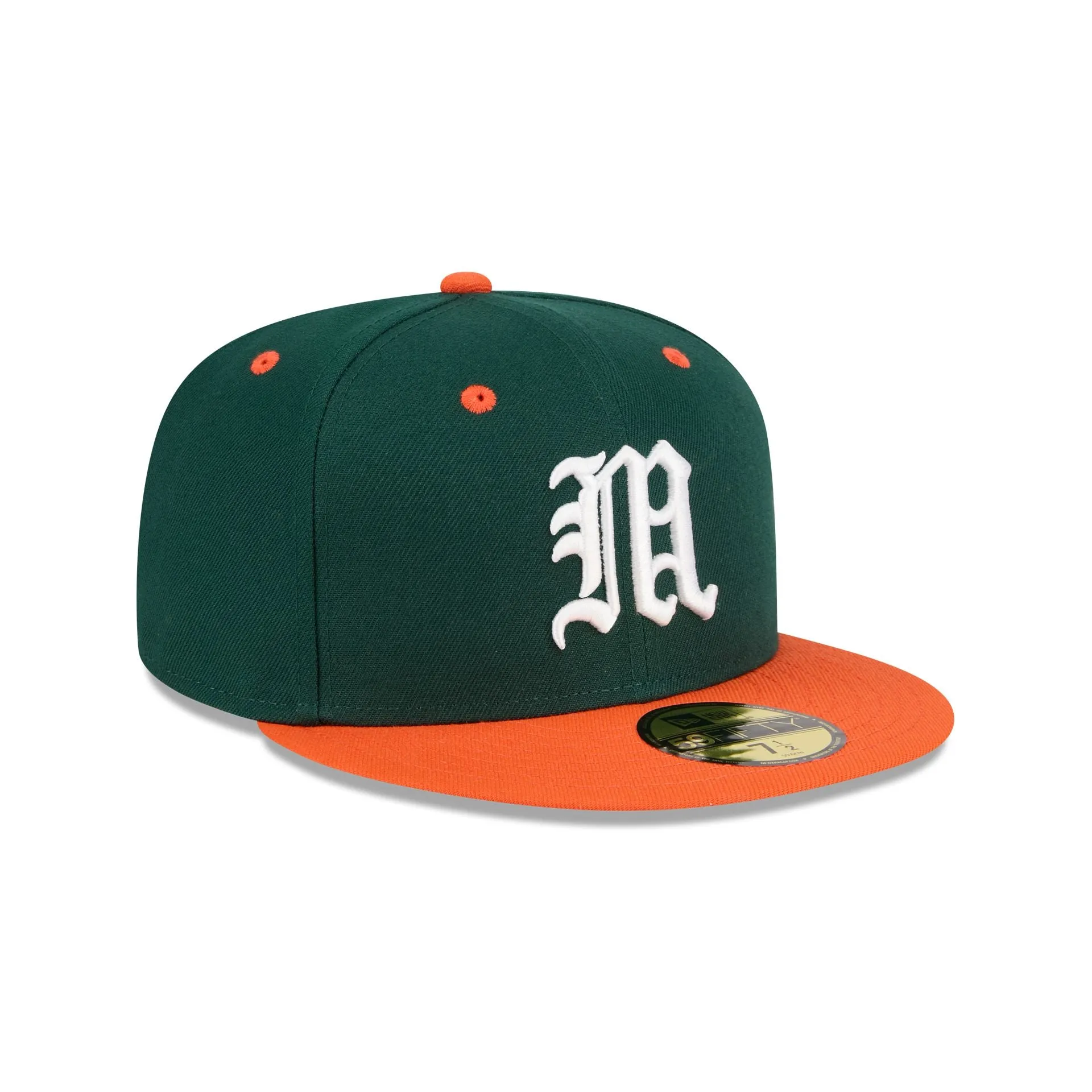 New Era x adidas Miami Hurricanes Dark Green 59FIFTY Fitted Hat sold by New Era product image thumbnail 3