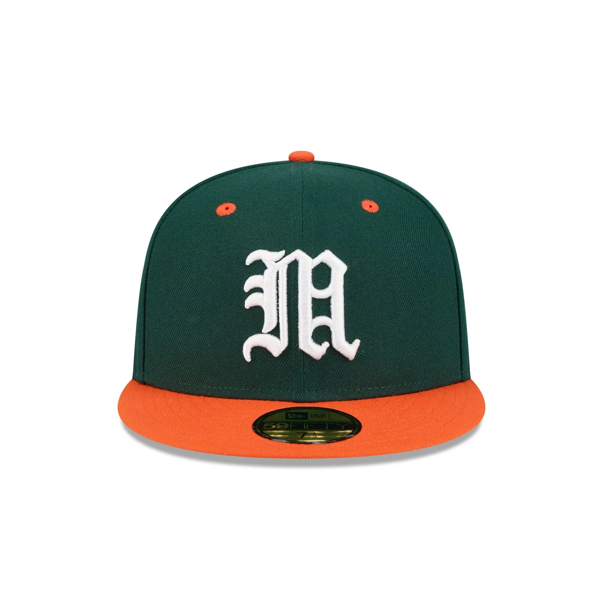 New Era x adidas Miami Hurricanes Dark Green 59FIFTY Fitted Hat sold by New Era product image thumbnail 2