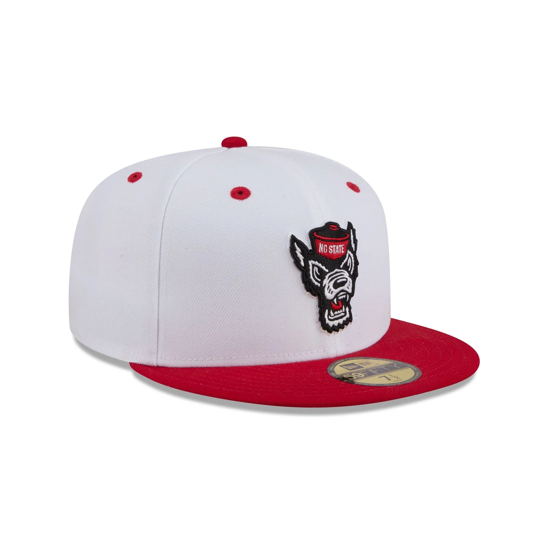 New Era x adidas NC State Wolfpack White 59FIFTY Fitted Hat sold by New Era product image thumbnail 3