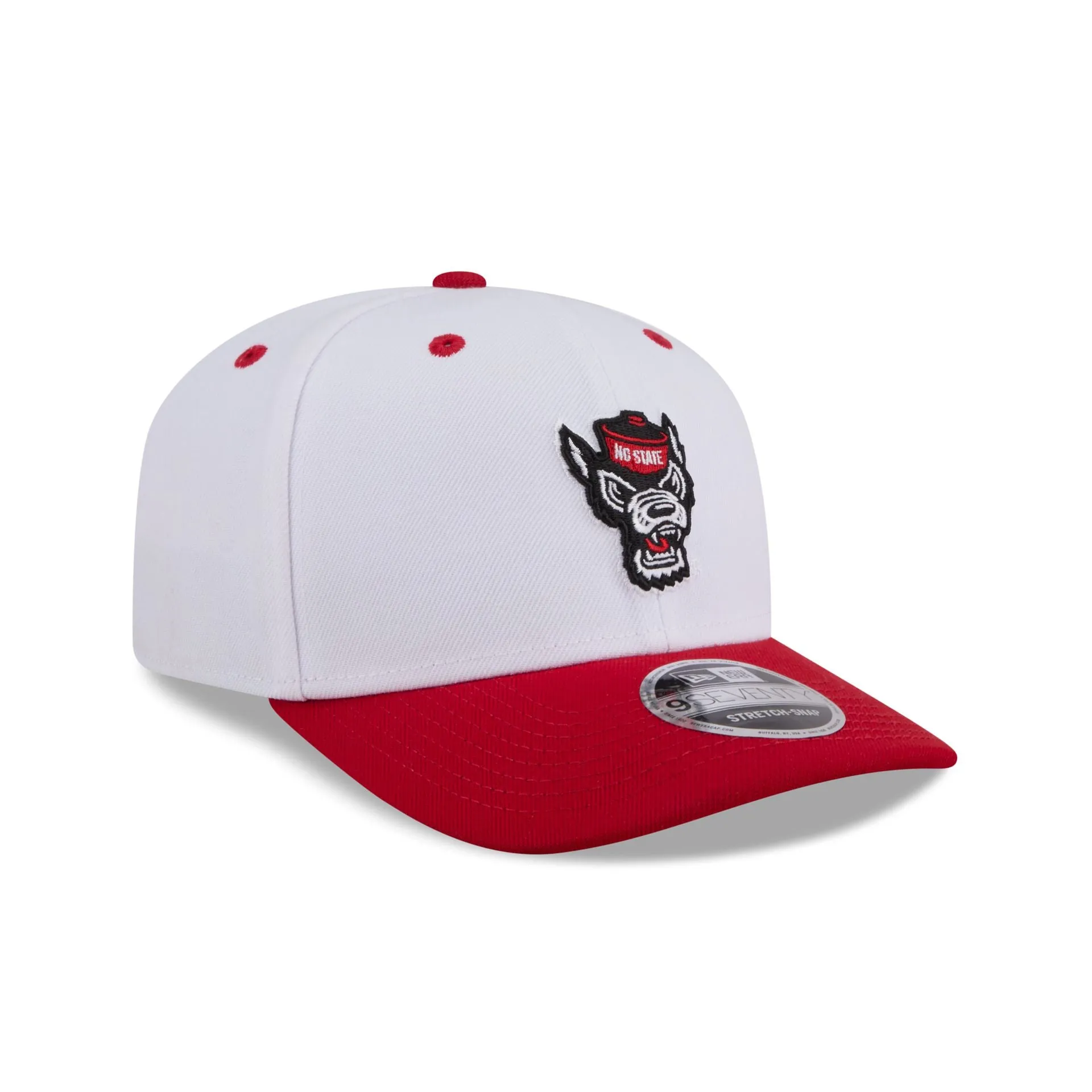 New Era x adidas NC State Wolfpack White 9SEVENTY Stretch-Snap Hat sold by New Era product image thumbnail 3