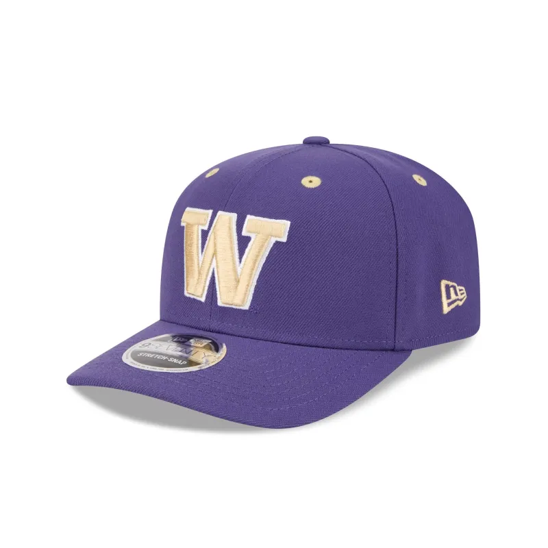 New Era x adidas Washington Huskies Purple 9SEVENTY Stretch-Snap Hat sold by New Era
