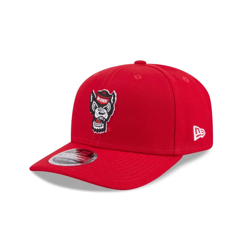 New Era x adidas NC State Wolfpack Scarlet 9SEVENTY Stretch-Snap Hat sold by New Era