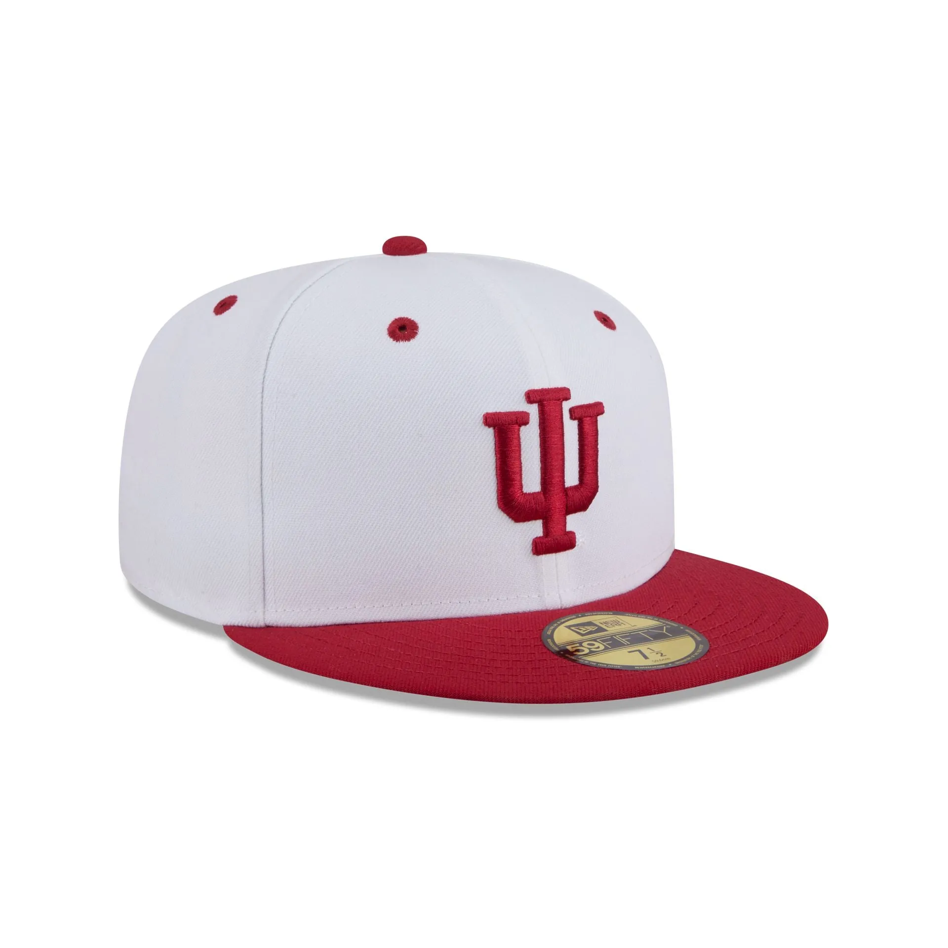 New Era x adidas Indiana Hoosiers White 59FIFTY Fitted Hat sold by New Era product image thumbnail 3