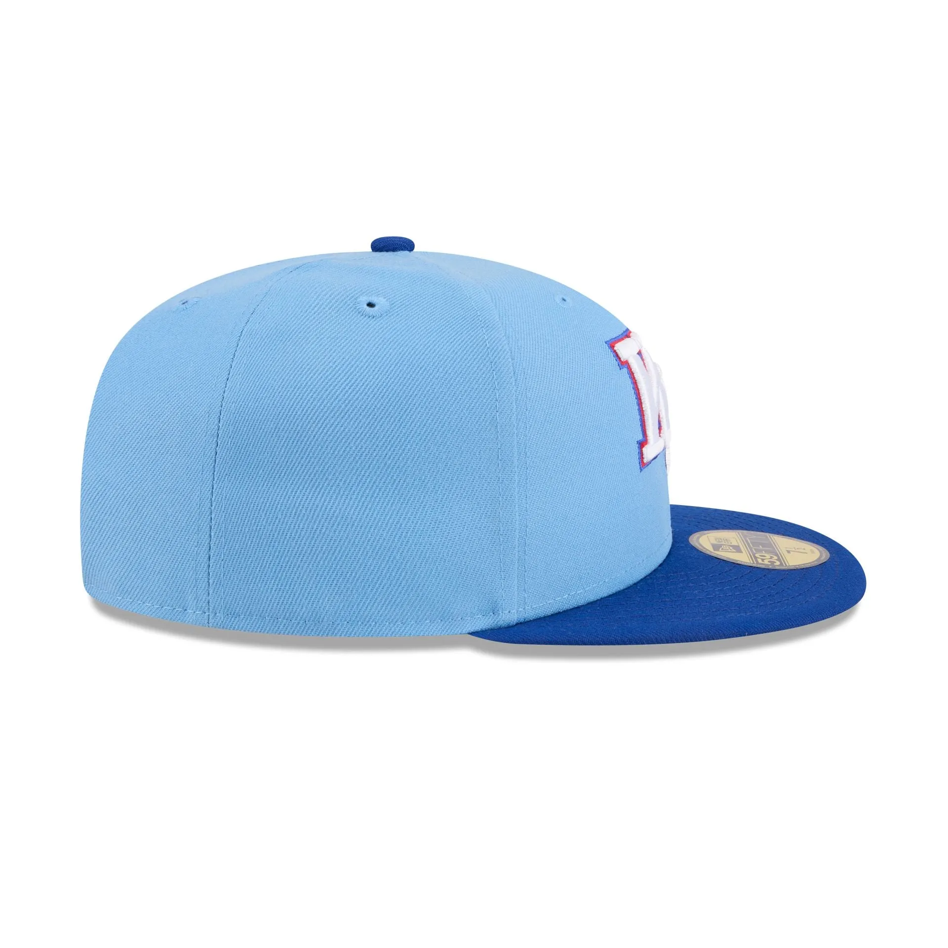 New Era x adidas Kansas Jayhawks Sky Blue 59FIFTY Fitted Hat sold by New Era product image thumbnail 5