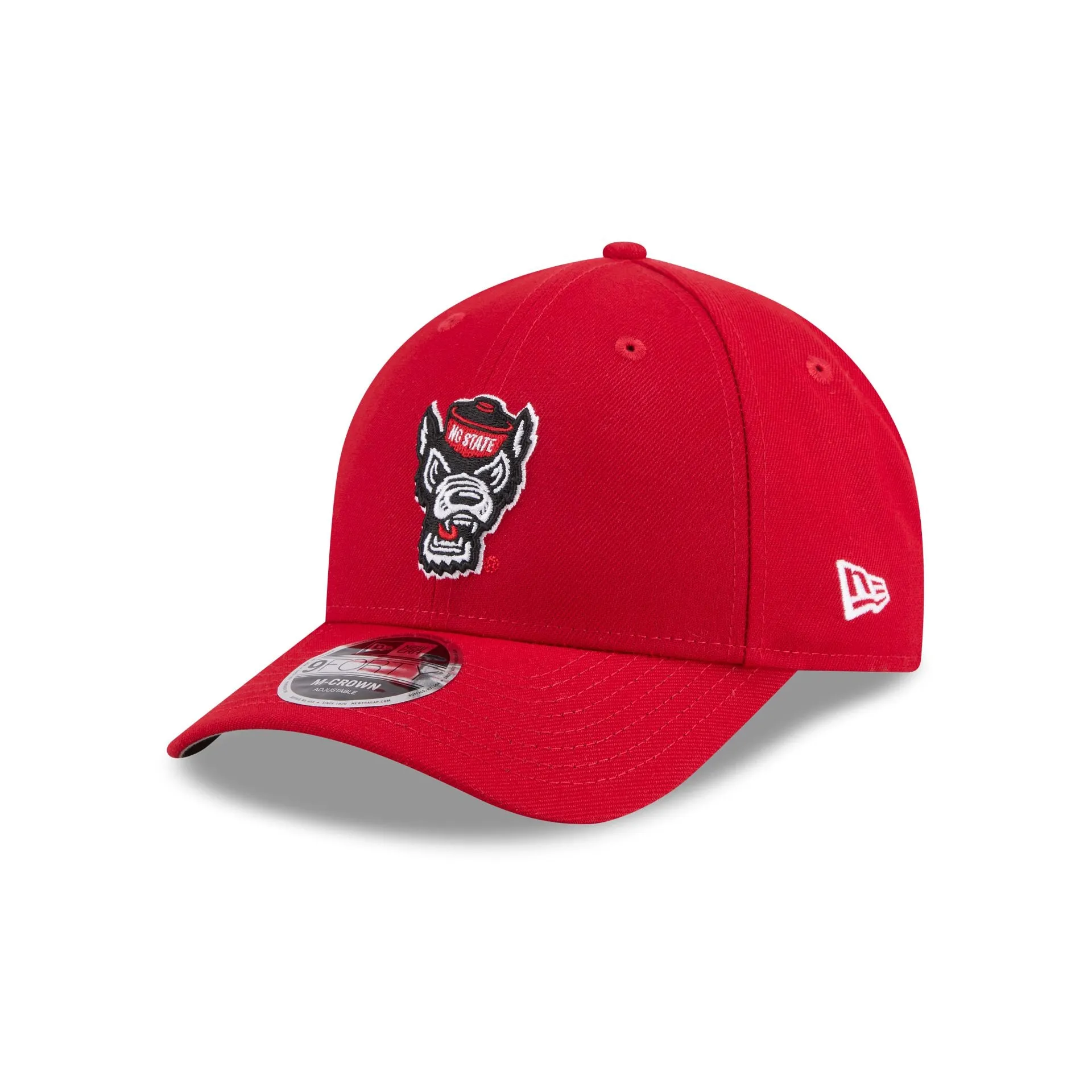 New Era x adidas NC State Wolfpack Scarlet 9FORTY M-Crown Snapback Hat sold by New Era