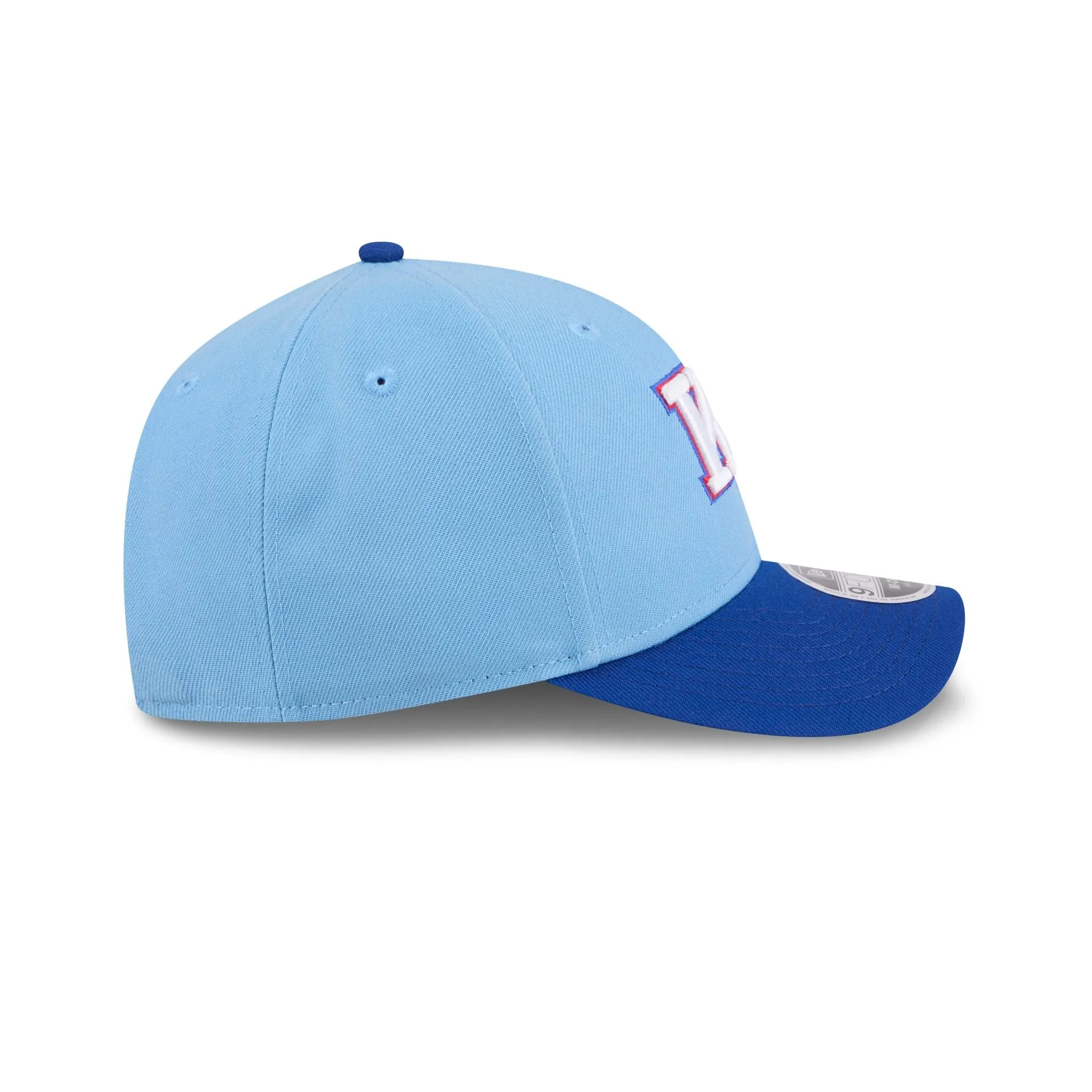 New Era x adidas Kansas Jayhawks Sky Blue 9FORTY M-Crown Snapback Hat sold by New Era product image thumbnail 5