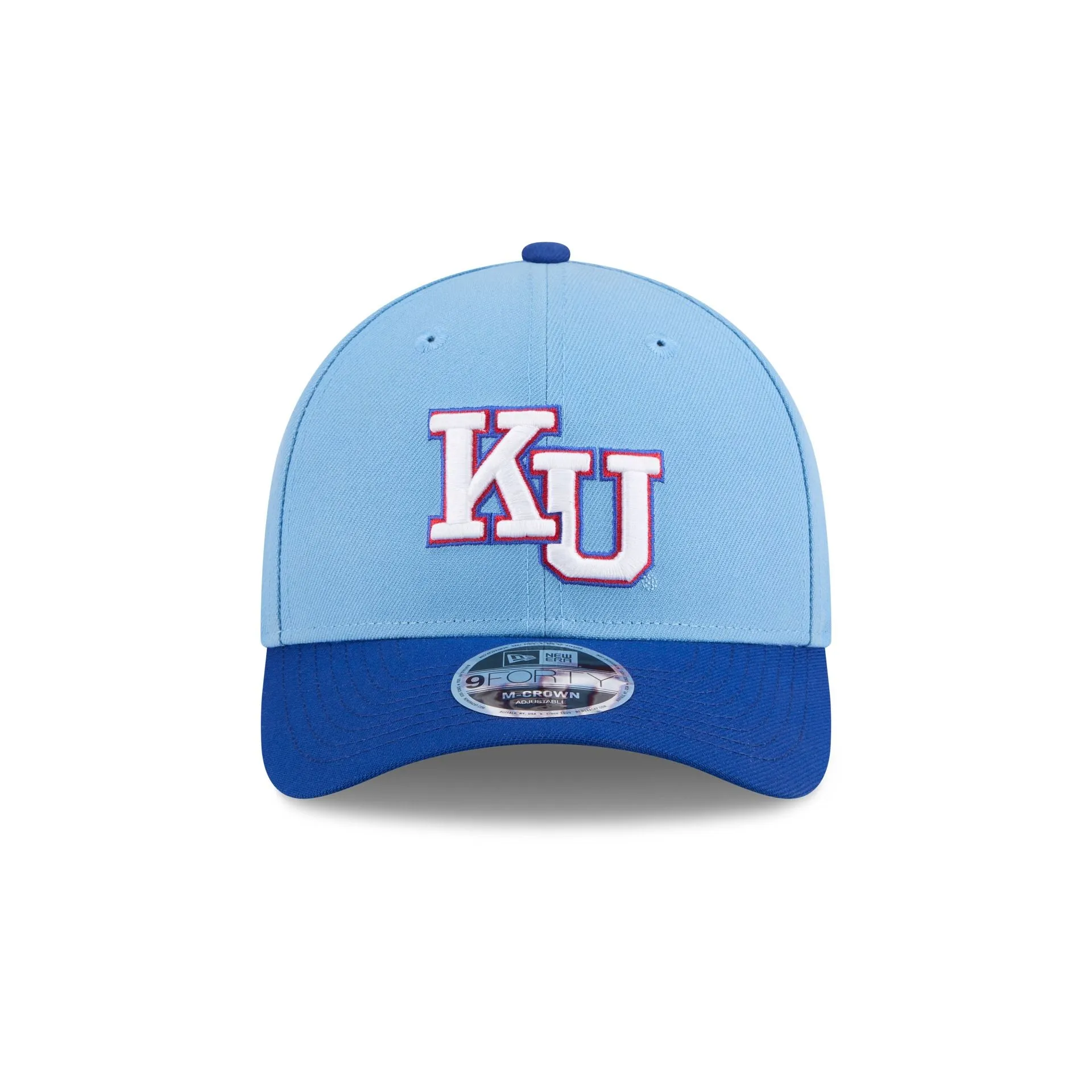 New Era x adidas Kansas Jayhawks Sky Blue 9FORTY M-Crown Snapback Hat sold by New Era product image thumbnail 2