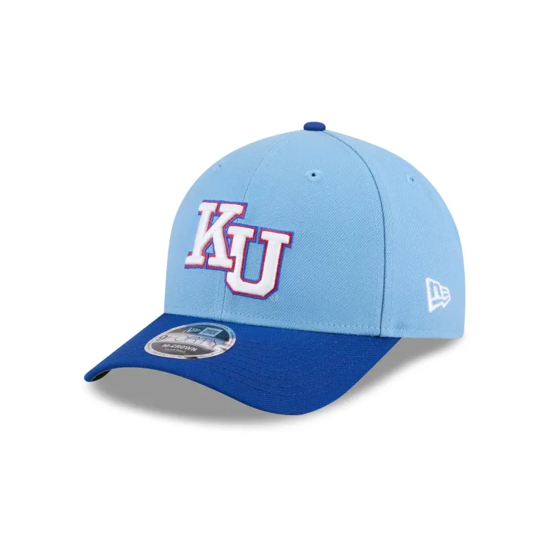 New Era x adidas Kansas Jayhawks Sky Blue 9FORTY M-Crown Snapback Hat sold by New Era