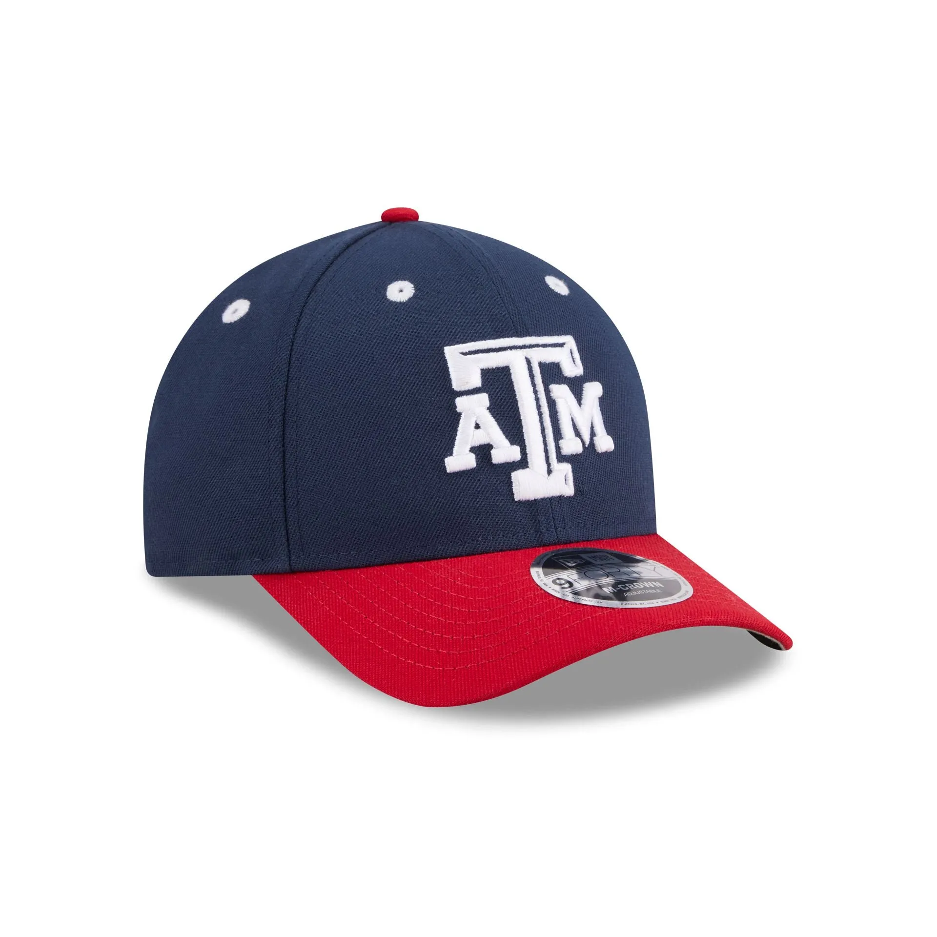 New Era x adidas Texas A&M Aggies Navy 9FORTY M-Crown Snapback Hat sold by New Era product image thumbnail 3