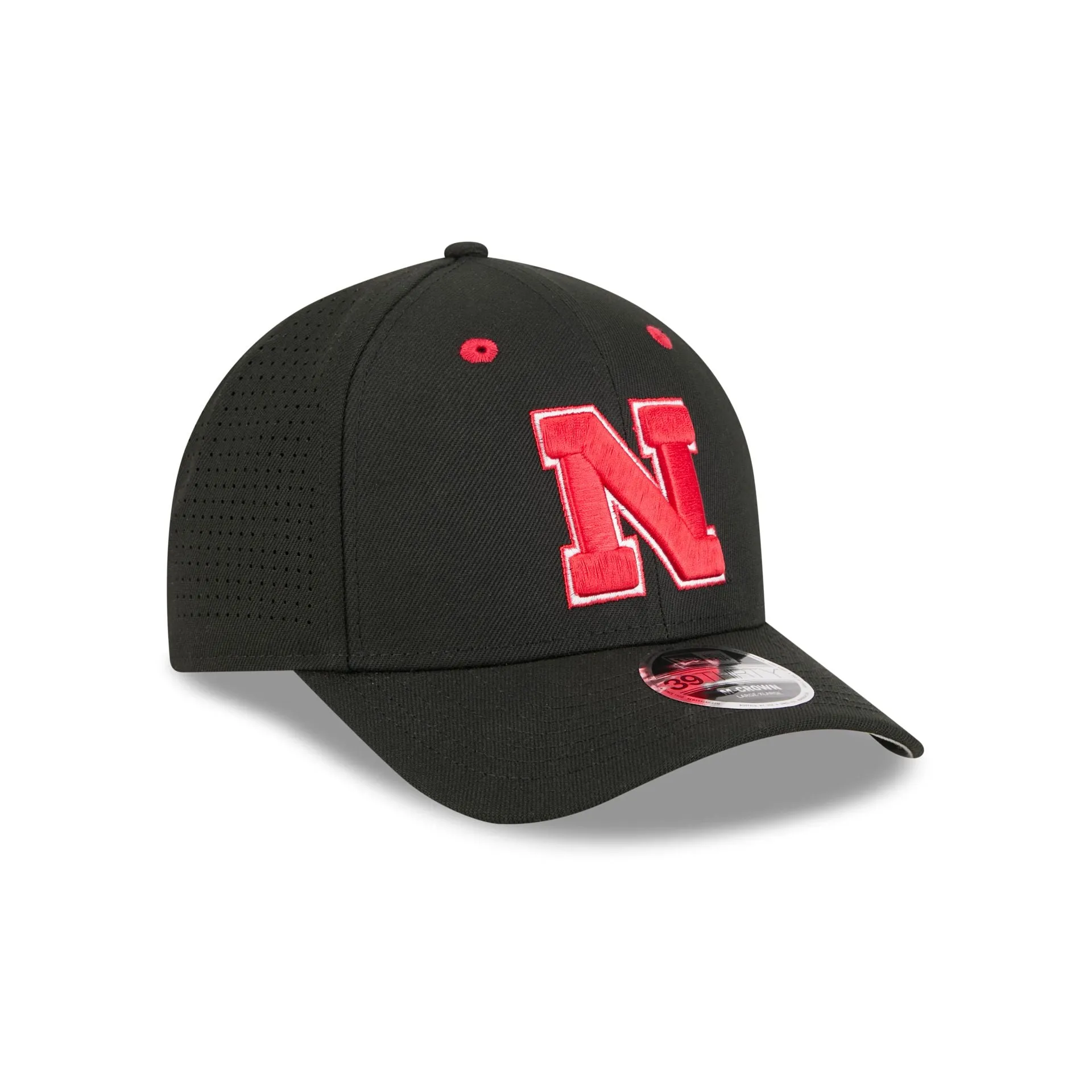 New Era x adidas Nebraska Cornhuskers Black 9FORTY M-Crown Snapback Hat sold by New Era product image thumbnail 3
