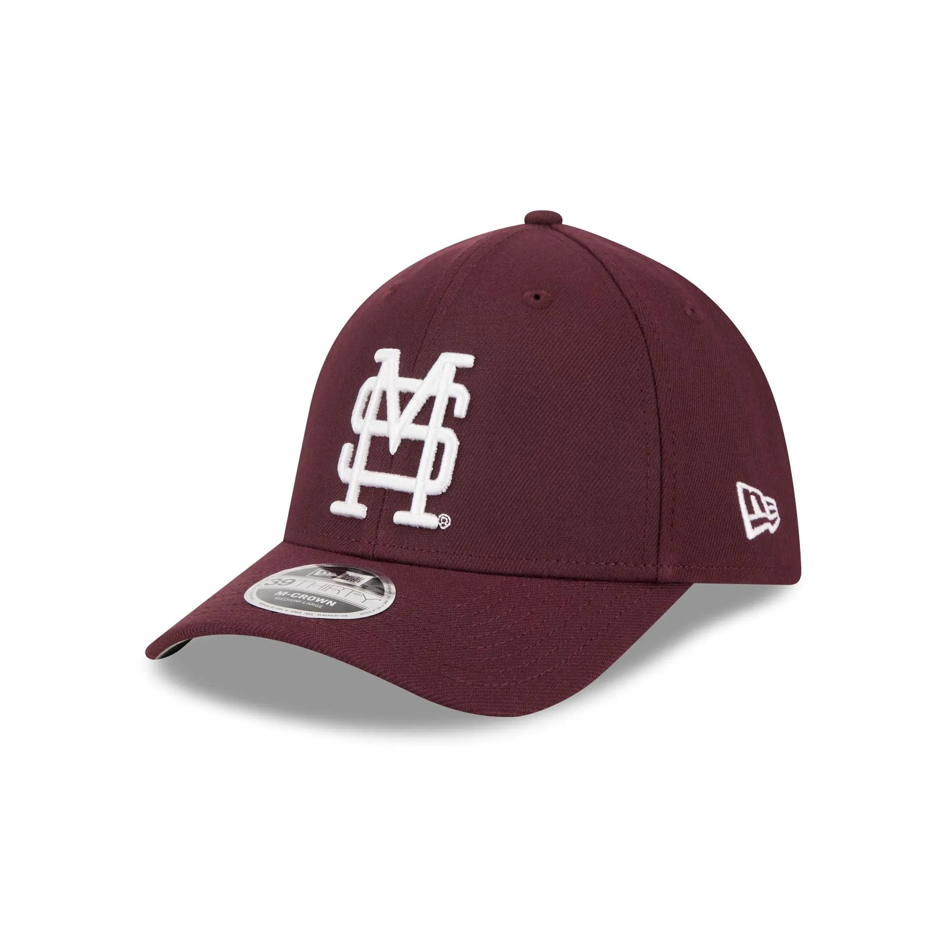 New Era x adidas Mississippi State Bulldogs 39THIRTY M-Crown Stretch Fit Hat sold by New Era