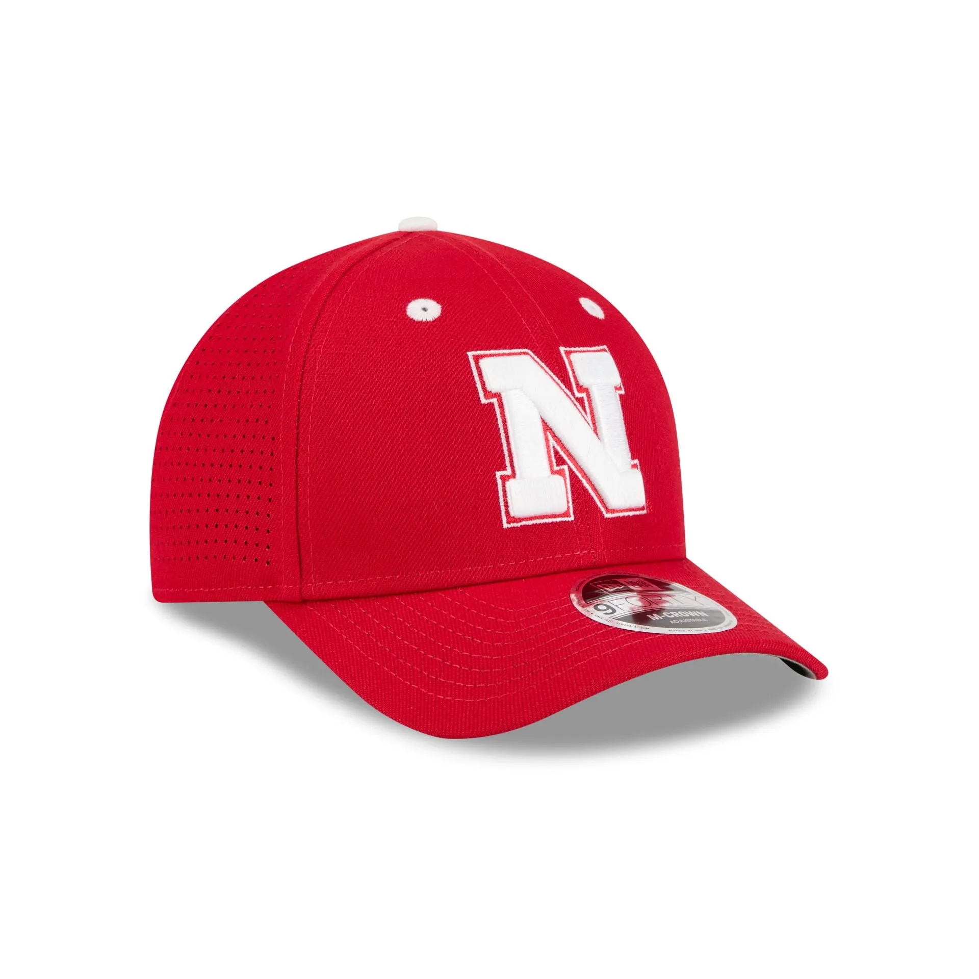 New Era x adidas Nebraska Cornhuskers Scarlet 9FORTY M-Crown Snapback Hat sold by New Era product image thumbnail 3