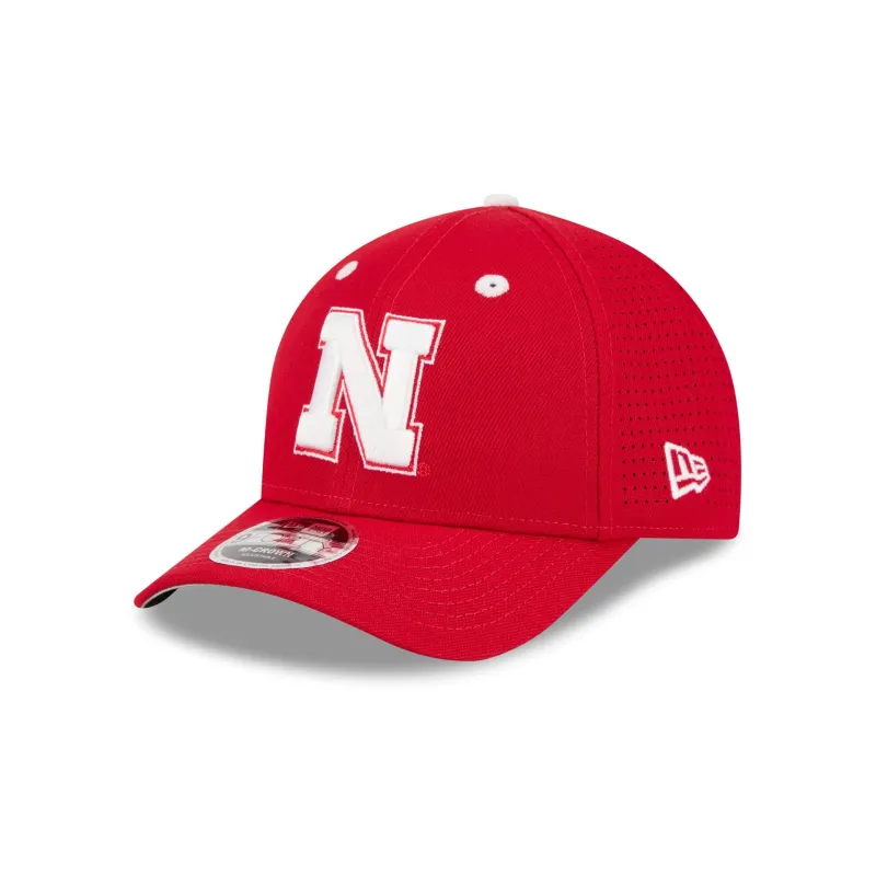 New Era x adidas Nebraska Cornhuskers Scarlet 9FORTY M-Crown Snapback Hat sold by New Era