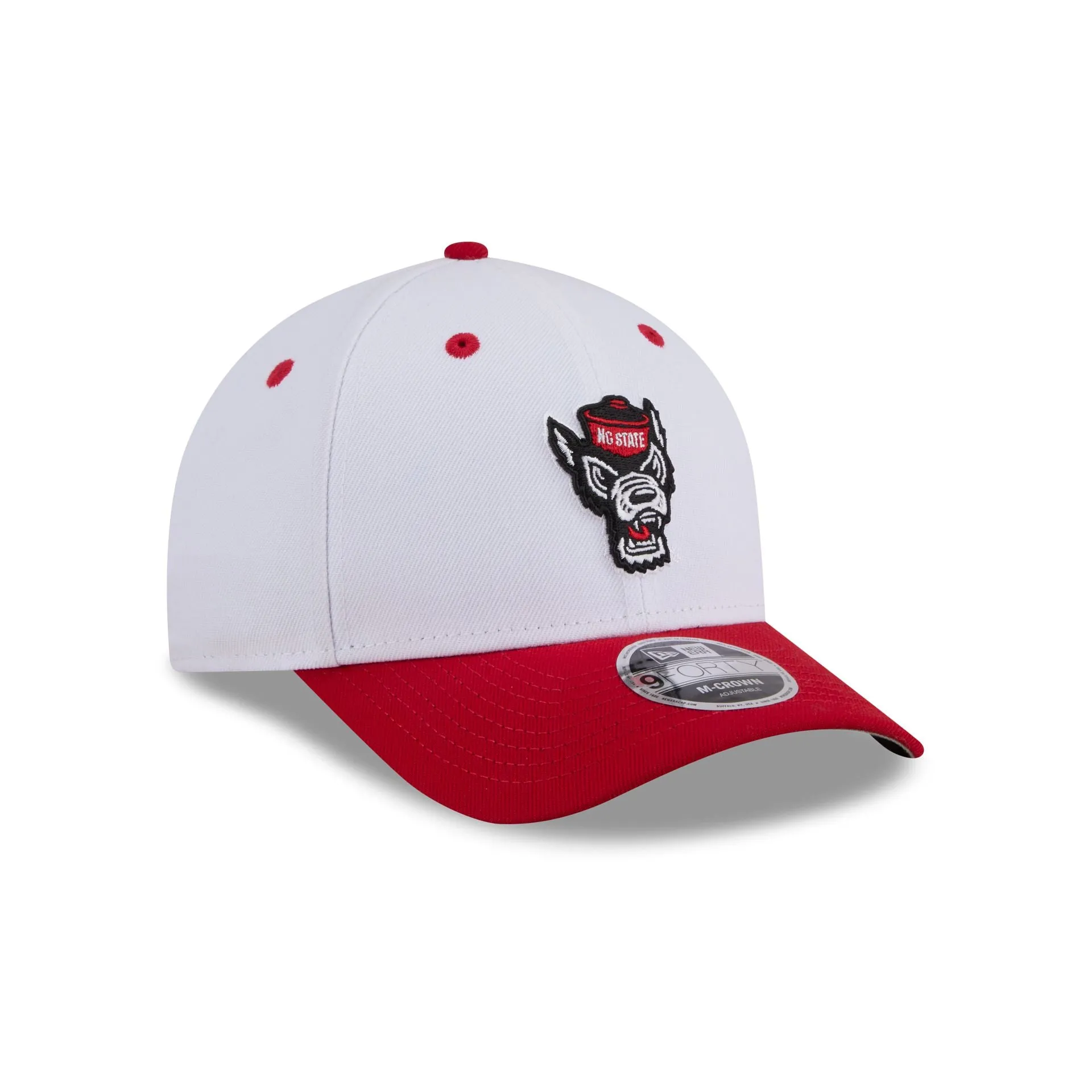 New Era x adidas NC State Wolfpack White 9FORTY M-Crown Snapback Hat sold by New Era product image thumbnail 3