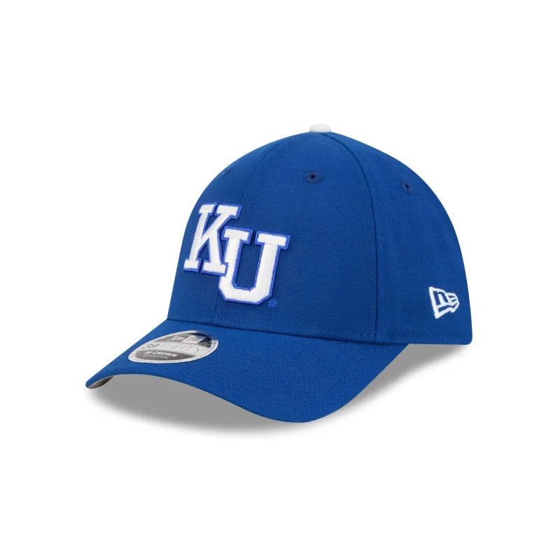 New Era x adidas Kansas Jayhawks 39THIRTY M-Crown Stretch Fit Hat sold by New Era