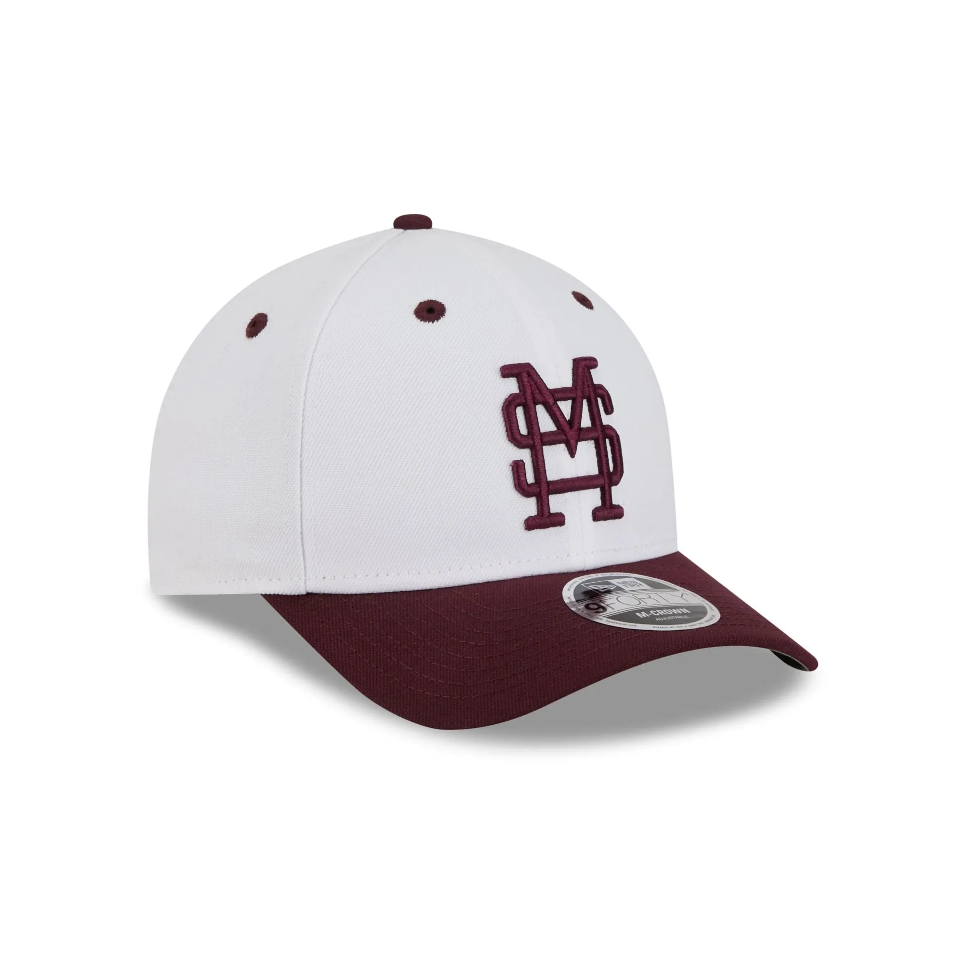 New Era x adidas Mississippi State Bulldogs White 9FORTY M-Crown Snapback Hat sold by New Era product image thumbnail 3
