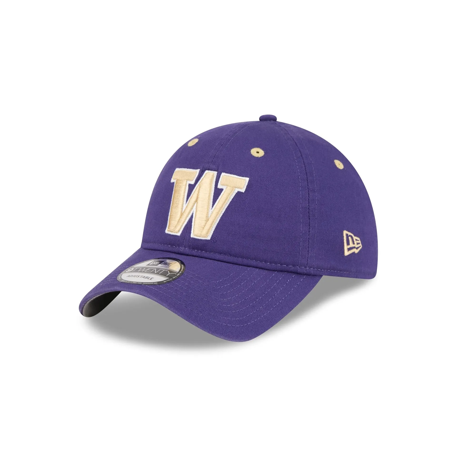 New Era x adidas Washington Huskies Purple 9TWENTY Adjustable Hat sold by New Era