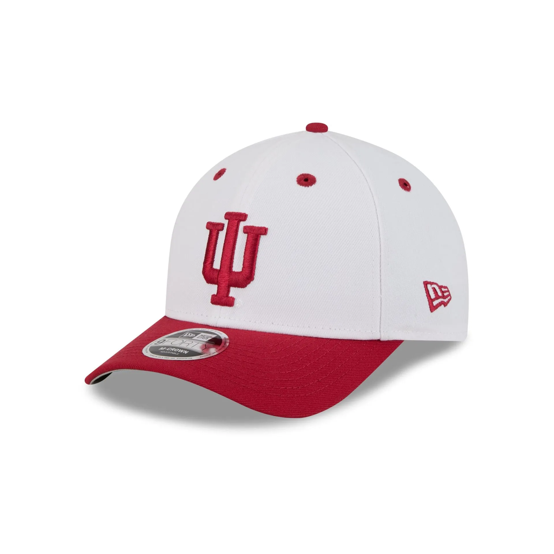 New Era x adidas Indiana Hoosiers White 9FORTY M-Crown Snapback Hat sold by New Era