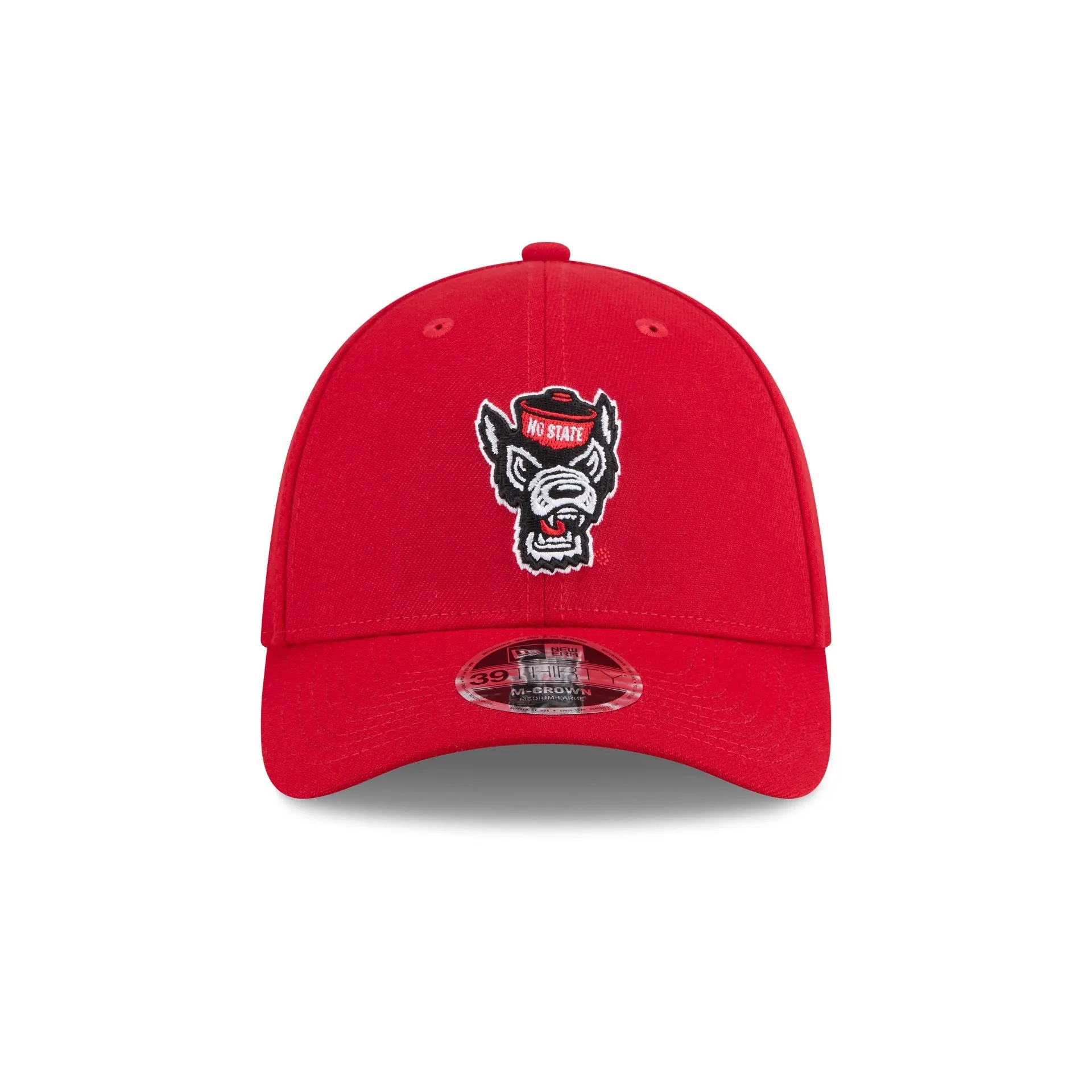 New Era x adidas NC State Wolfpack Scarlet 39THIRTY M-Crown Stretch Fit Hat sold by New Era product image thumbnail 2