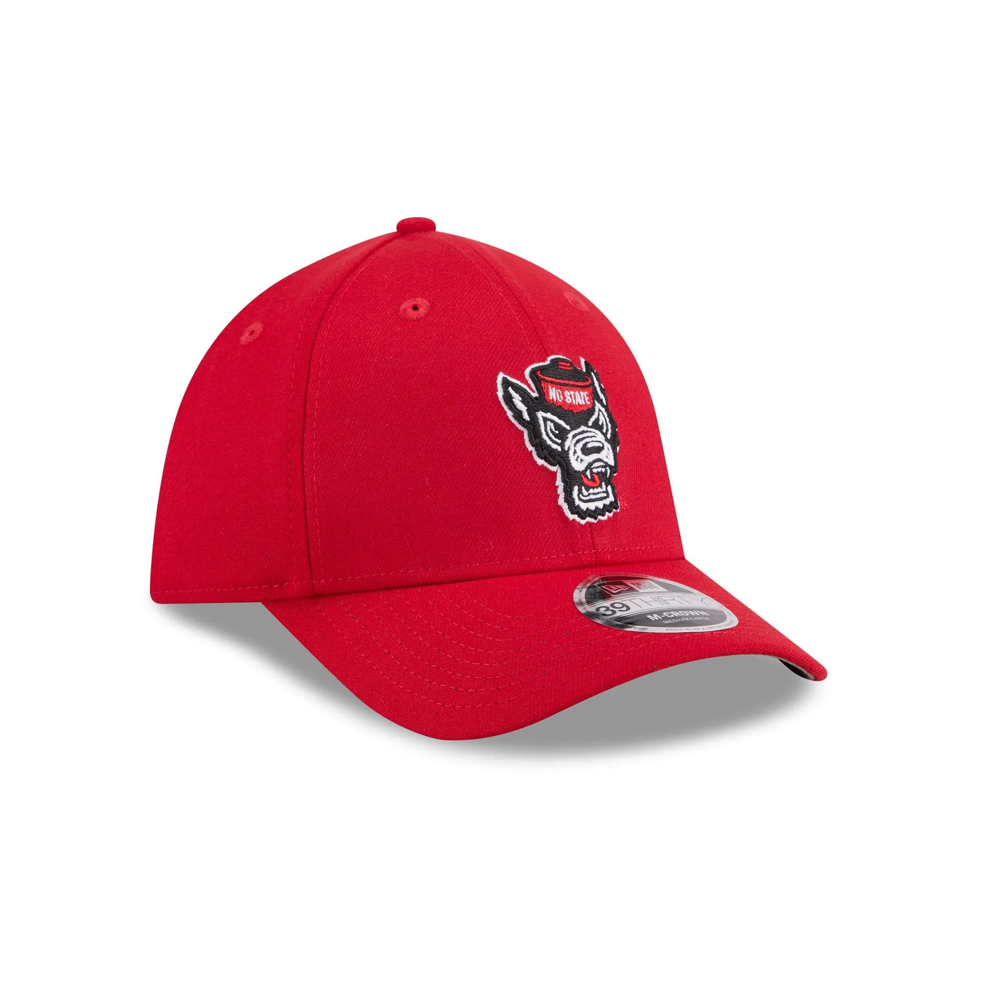 New Era x adidas NC State Wolfpack Scarlet 39THIRTY M-Crown Stretch Fit Hat sold by New Era product image thumbnail 3