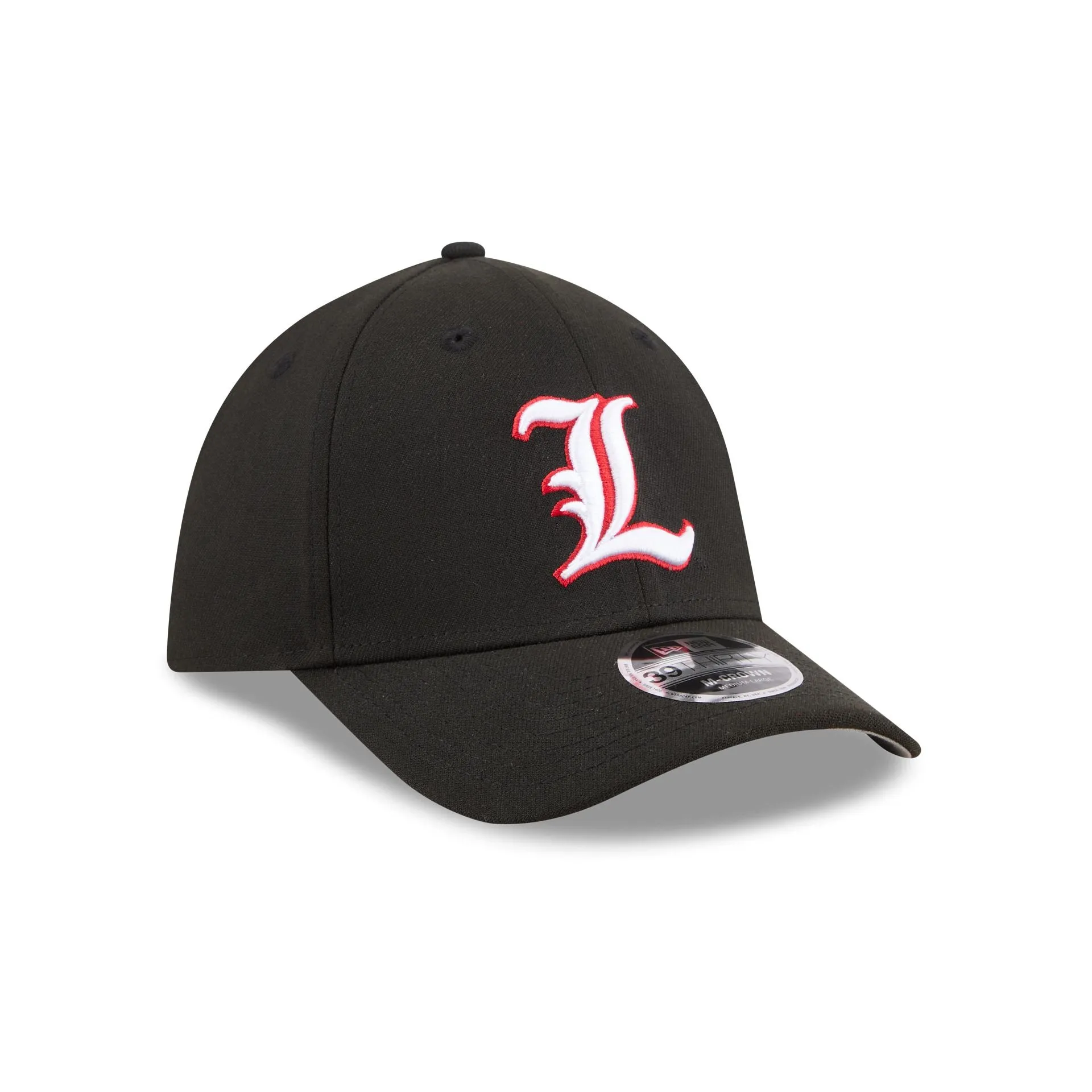 New Era x adidas Louisville Cardinals Black 39THIRTY M-Crown Stretch Fit Hat sold by New Era product image thumbnail 3