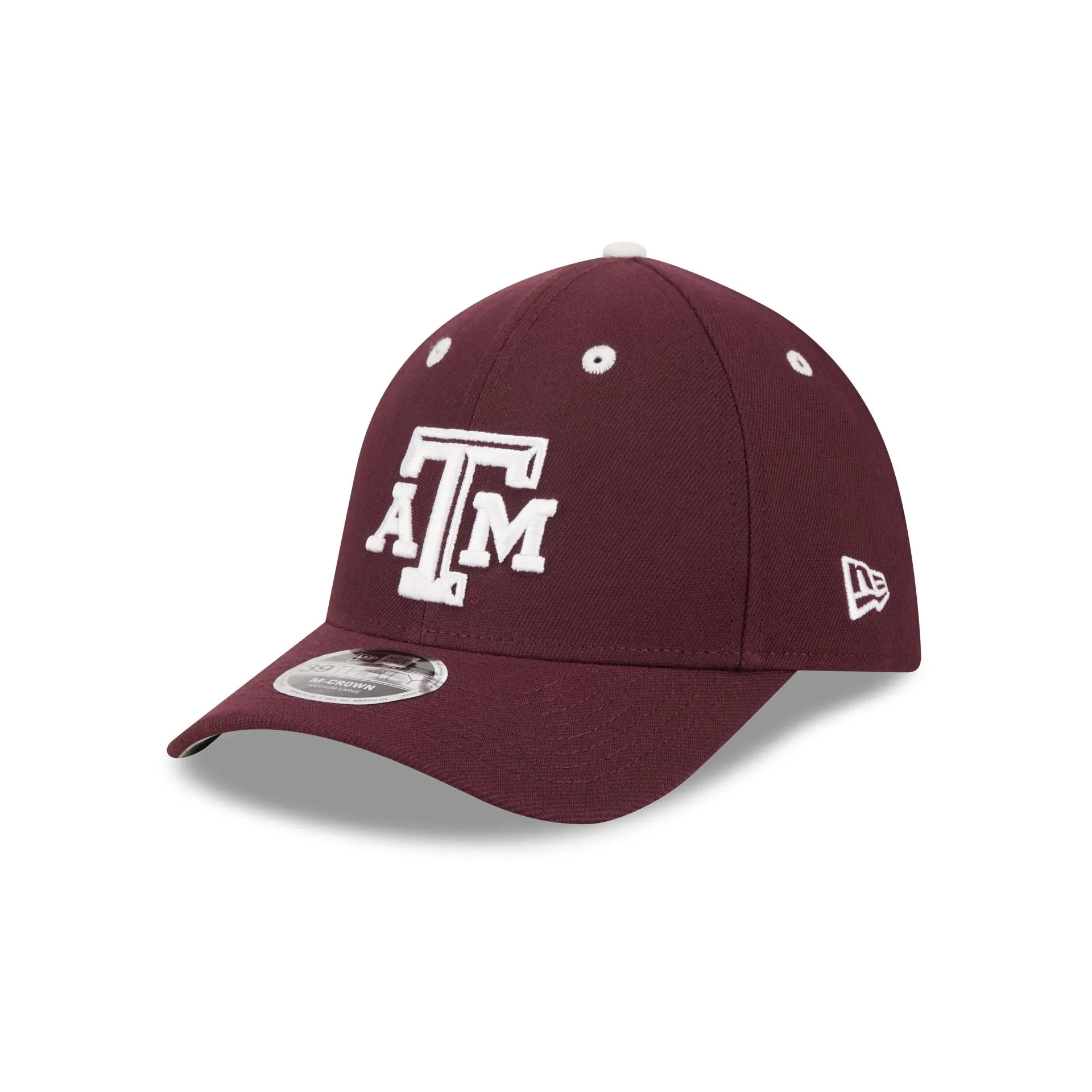 New Era x adidas Texas A&M Aggies 39THIRTY M-Crown Stretch Fit Hat sold by New Era