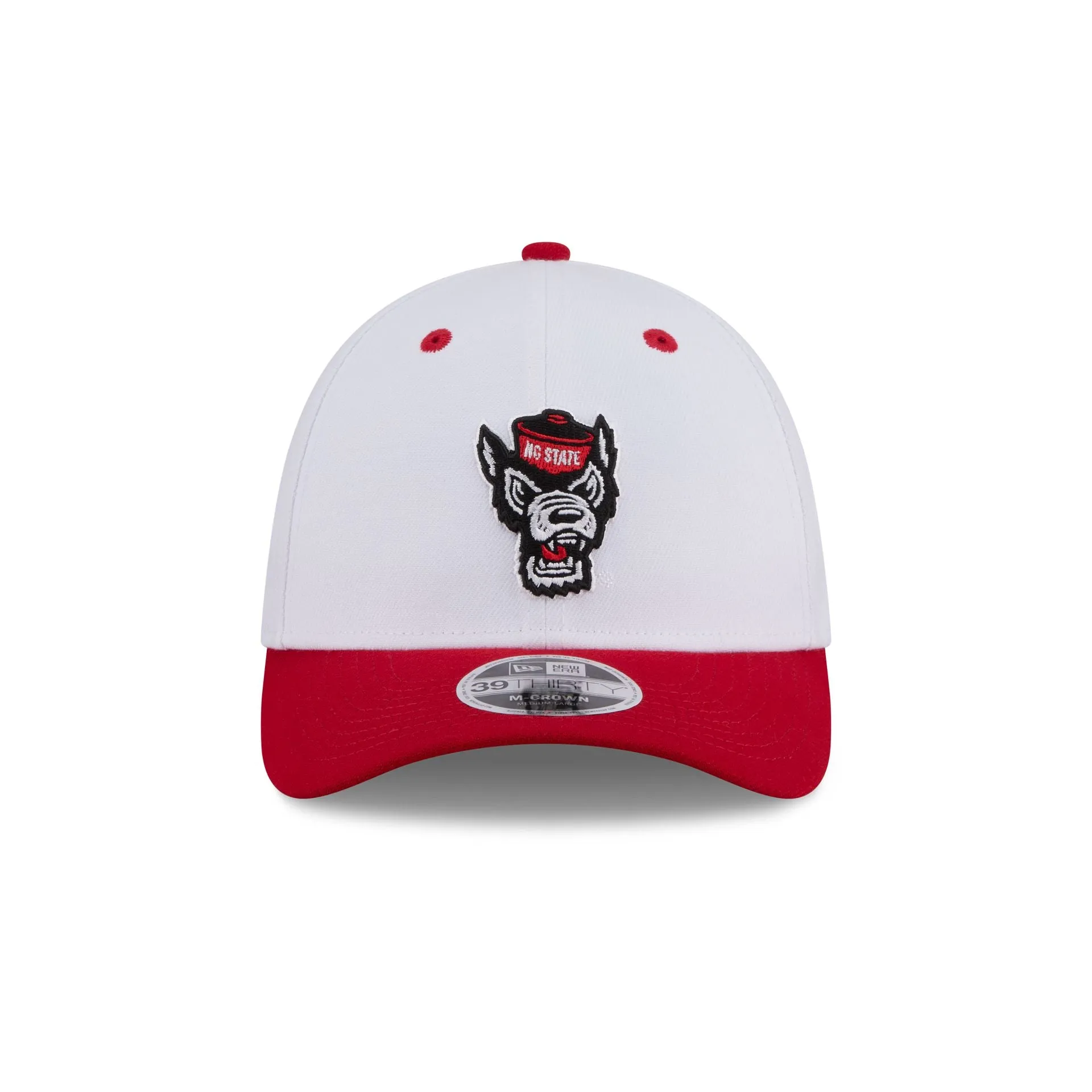New Era x adidas NC State Wolfpack White 39THIRTY M-Crown Stretch Fit Hat sold by New Era product image thumbnail 2