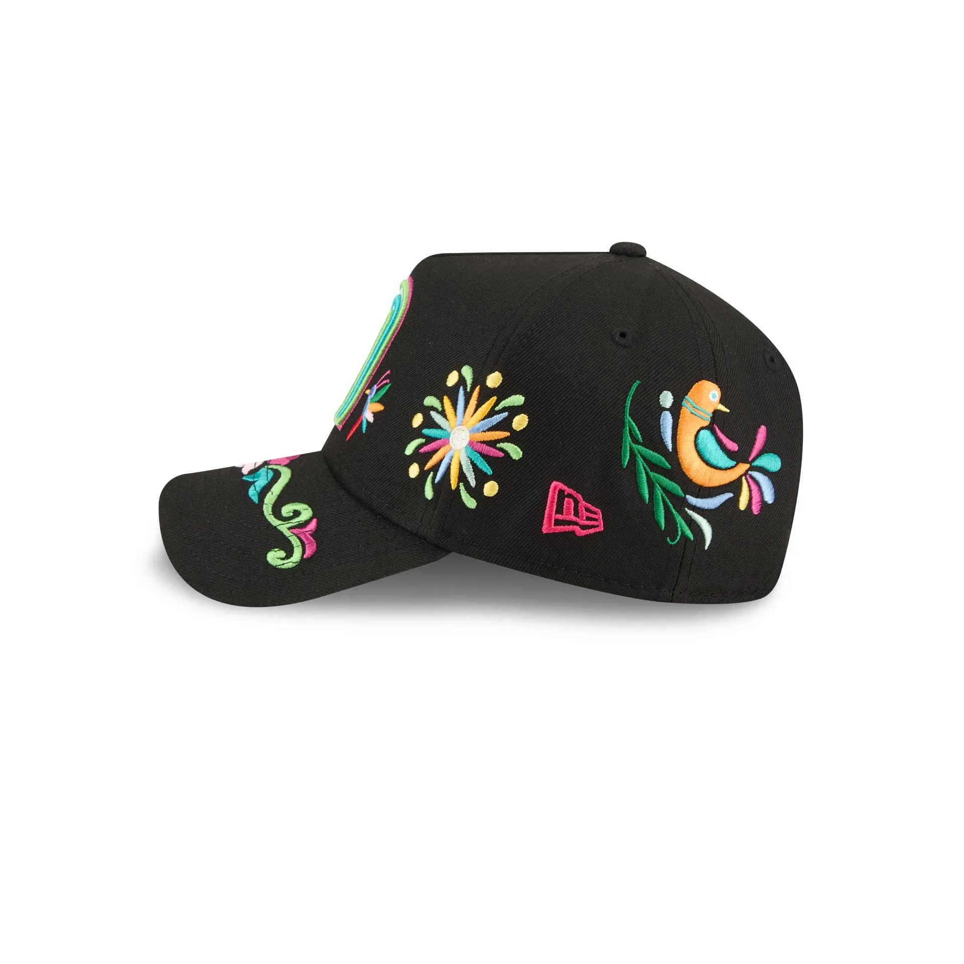 Mexico Latin Embroidery Black 9FORTY A-Frame Snapback Hat sold by New Era product image thumbnail 4