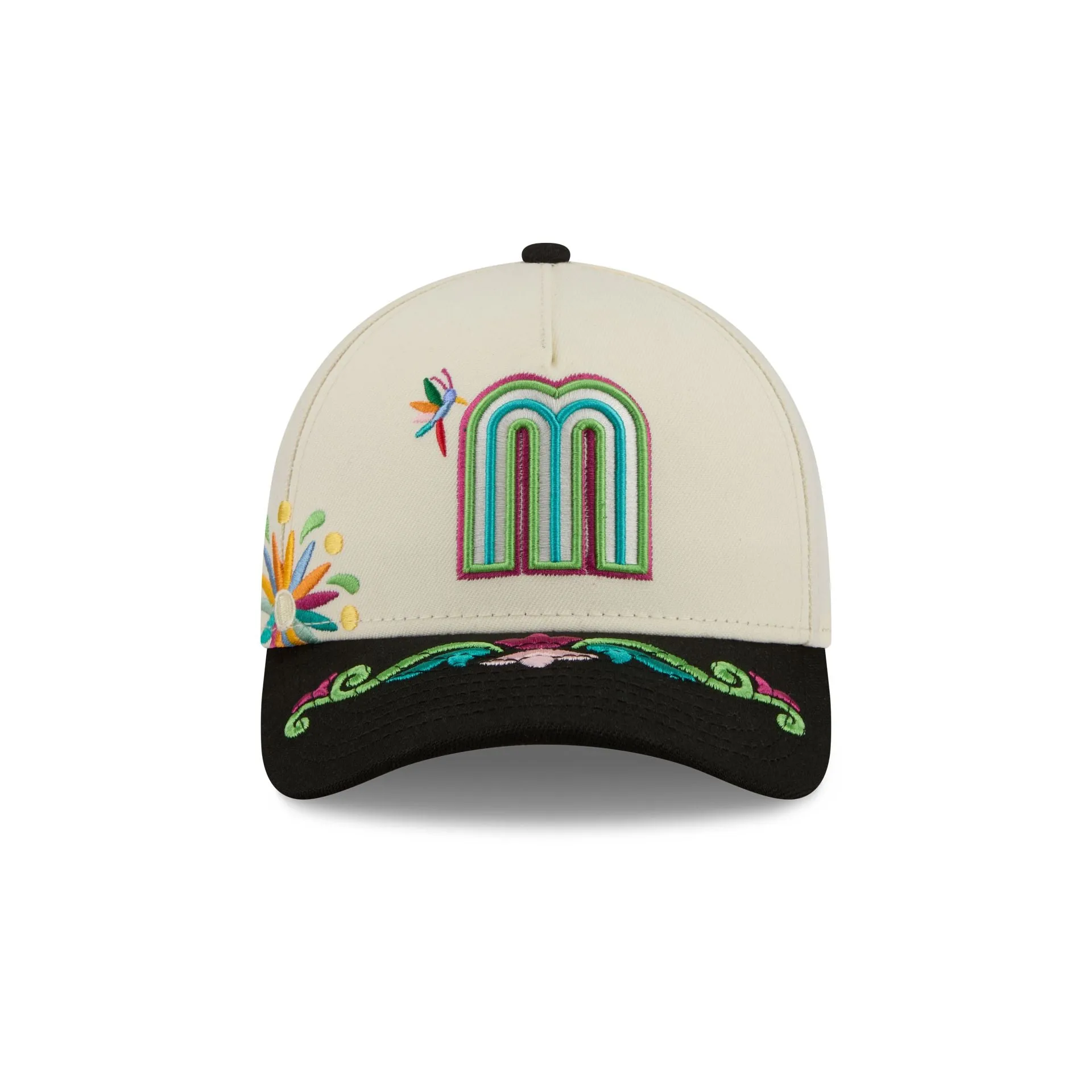 Mexico Latin Embroidery 9FORTY M-Crown A-Frame Snapback Hat sold by New Era product image thumbnail 2