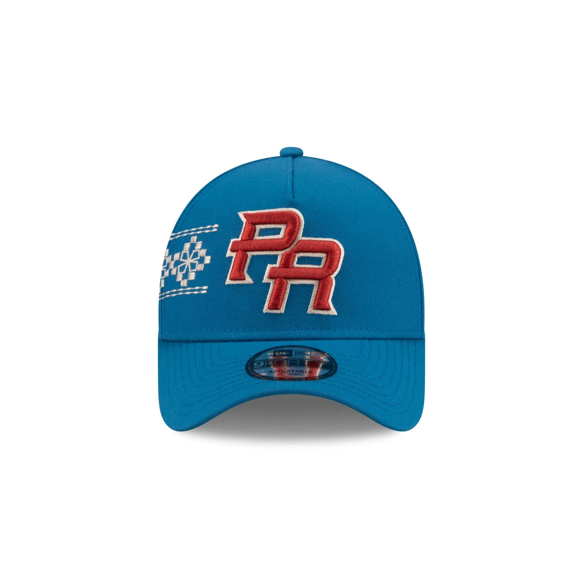 Puerto Rico Latin Embroidery 9FORTY A-Frame Snapback Hat sold by New Era product image thumbnail 2