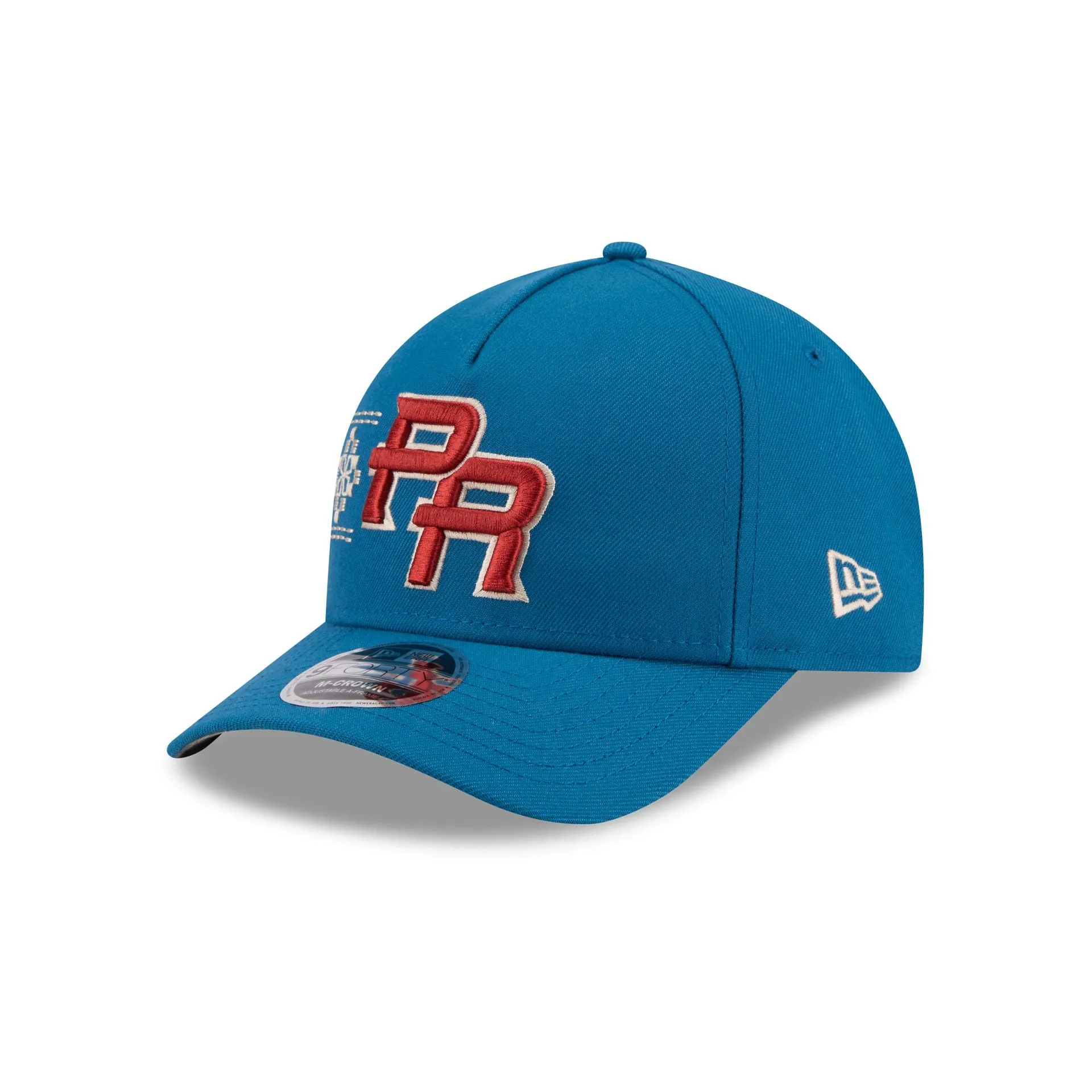 Puerto Rico Latin Embroidery 9FORTY M-Crown A-Frame Snapback Hat sold by New Era product image thumbnail 3