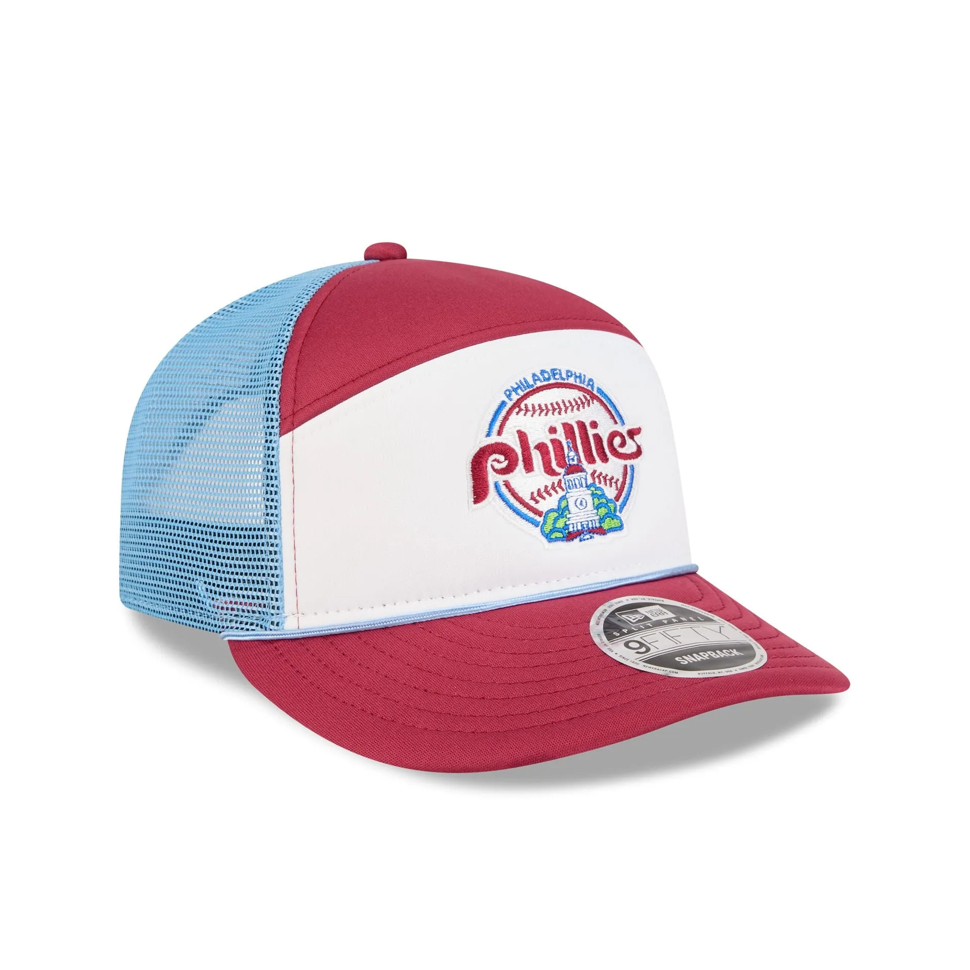 Philadelphia Phillies Blocked Split Panel 9FIFTY Trucker Hat sold by New Era product image thumbnail 3